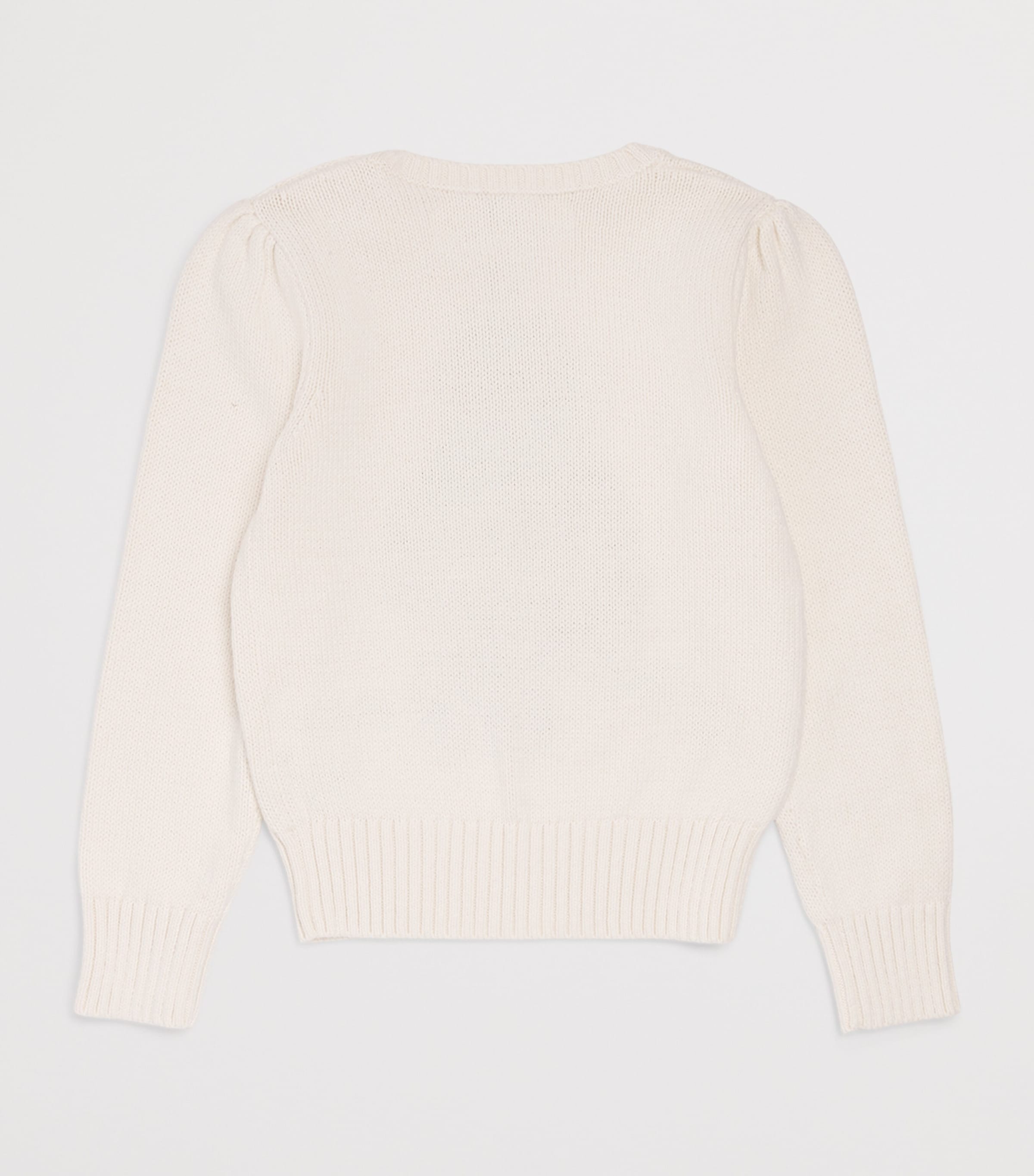 Ralph Lauren Kids Polo Bear Sweater (2-7 Years) Estate Cream Image 2