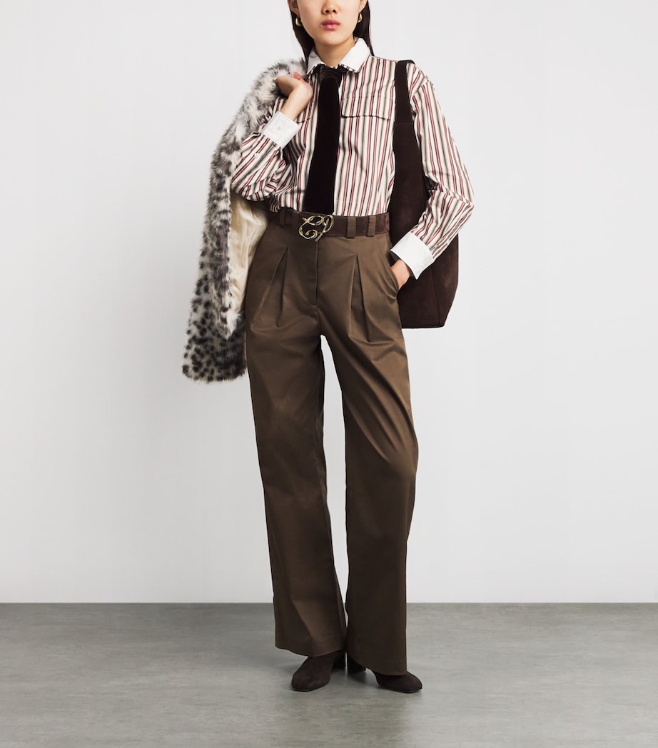 Double-Layered Stripe Shirt MULTICOLORED Image 2