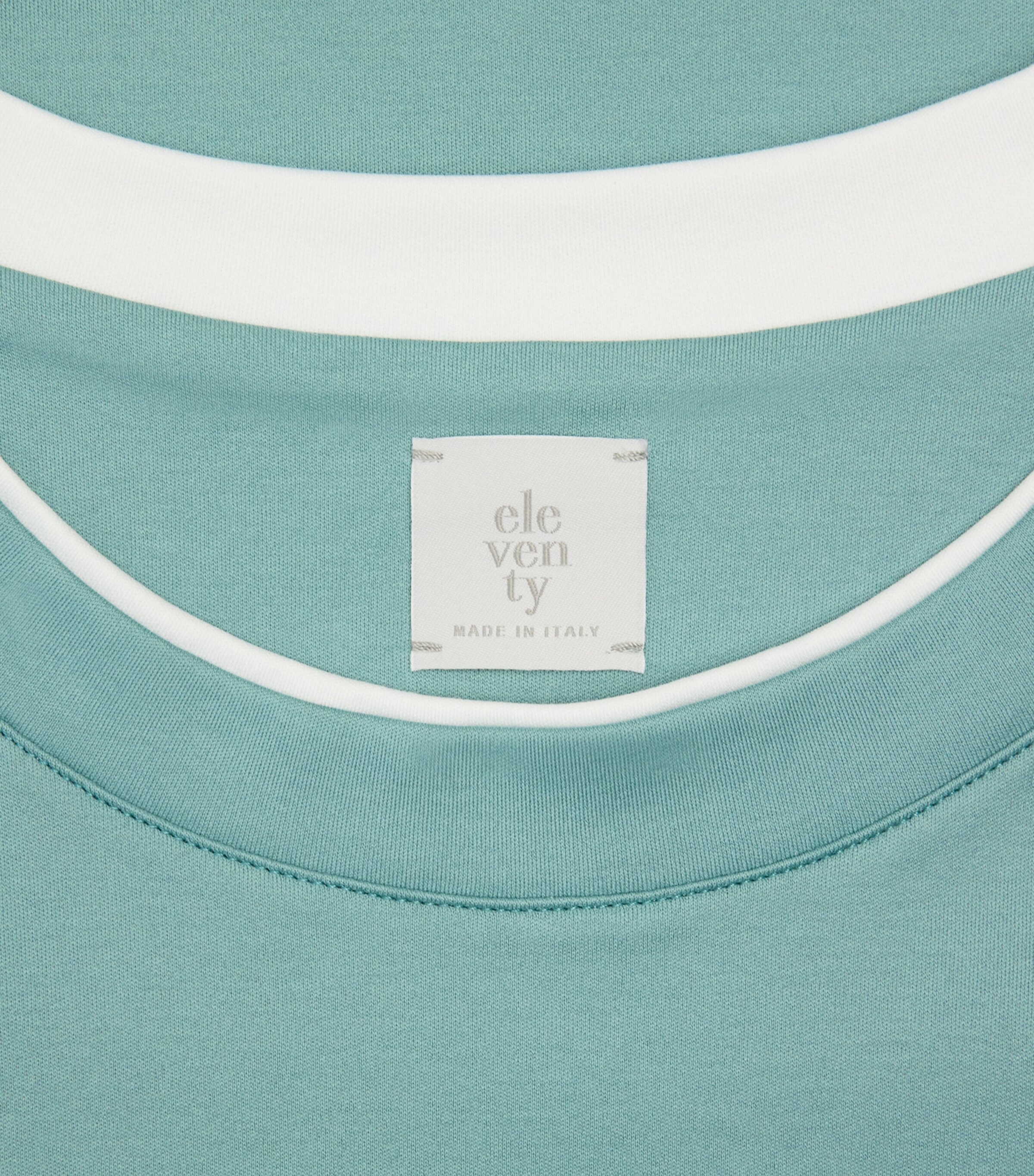 Eleventy Womens Cotton T-Shirt Giada, Bianco Image 6
