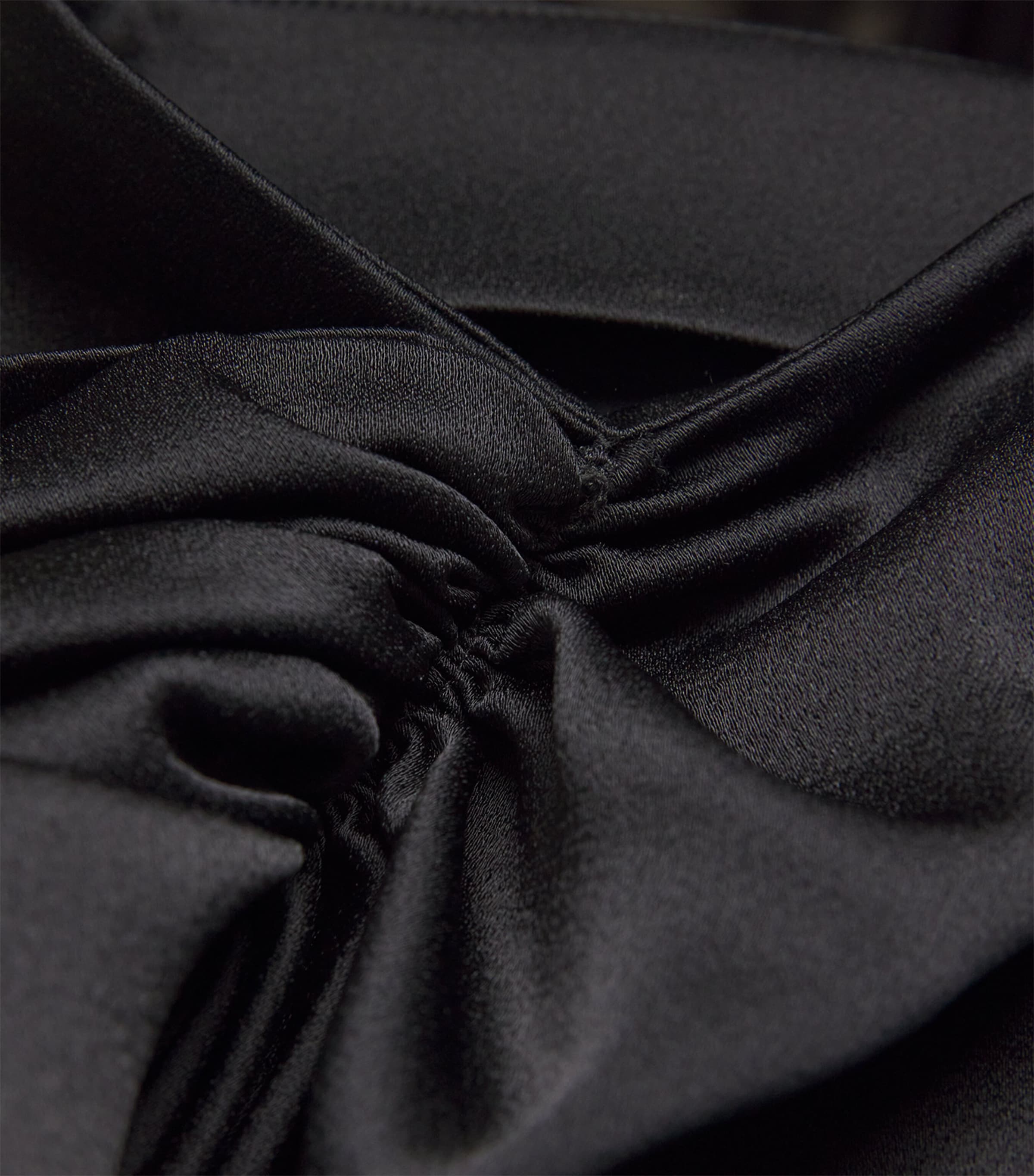 Stella McCartney Satin Gathered Midi Skirt | Harrods US