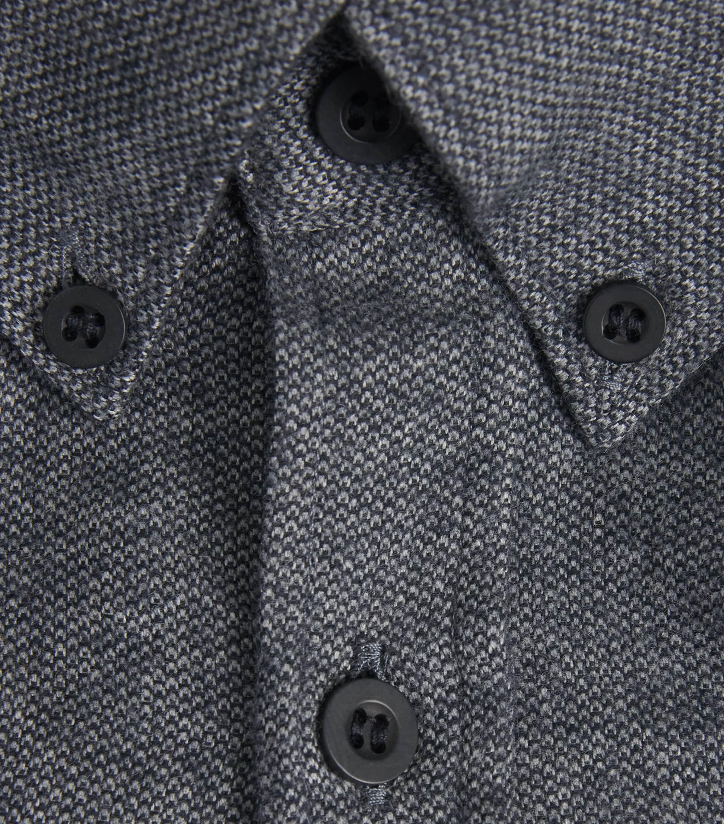 Brushed Cotton Shirt CHARCOAL MELANGE Image 2