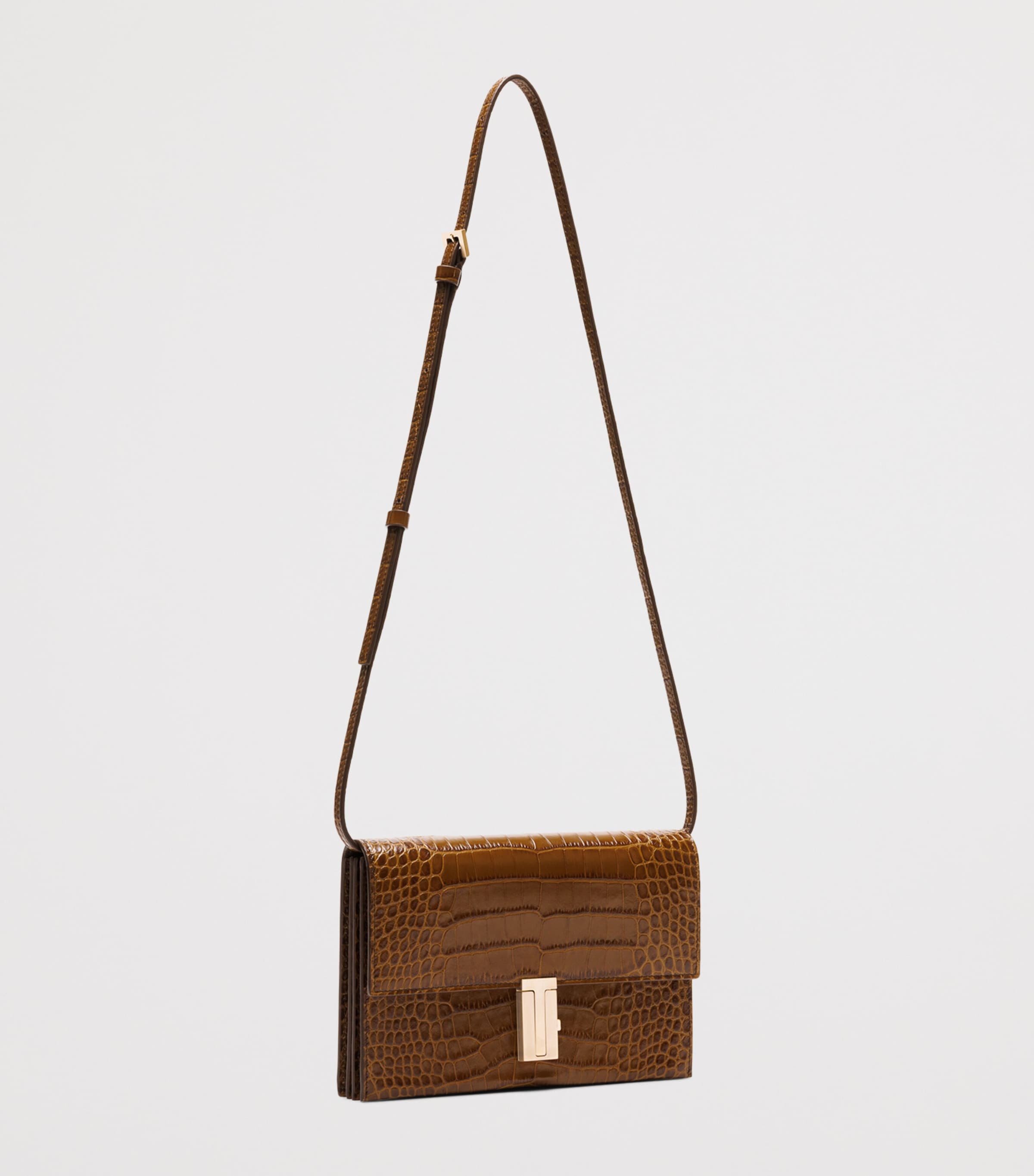 TOM FORD Mini Croc-Embossed Leather Mia Shoulder Bag Ecd Image 3