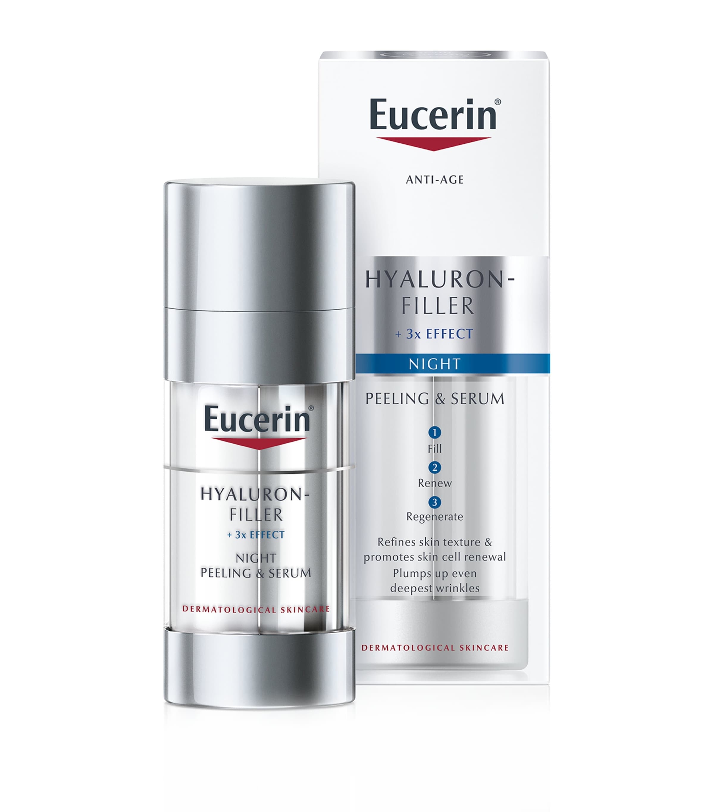 Eucerin Hyaluron-filler Night Peeling & Serum In White