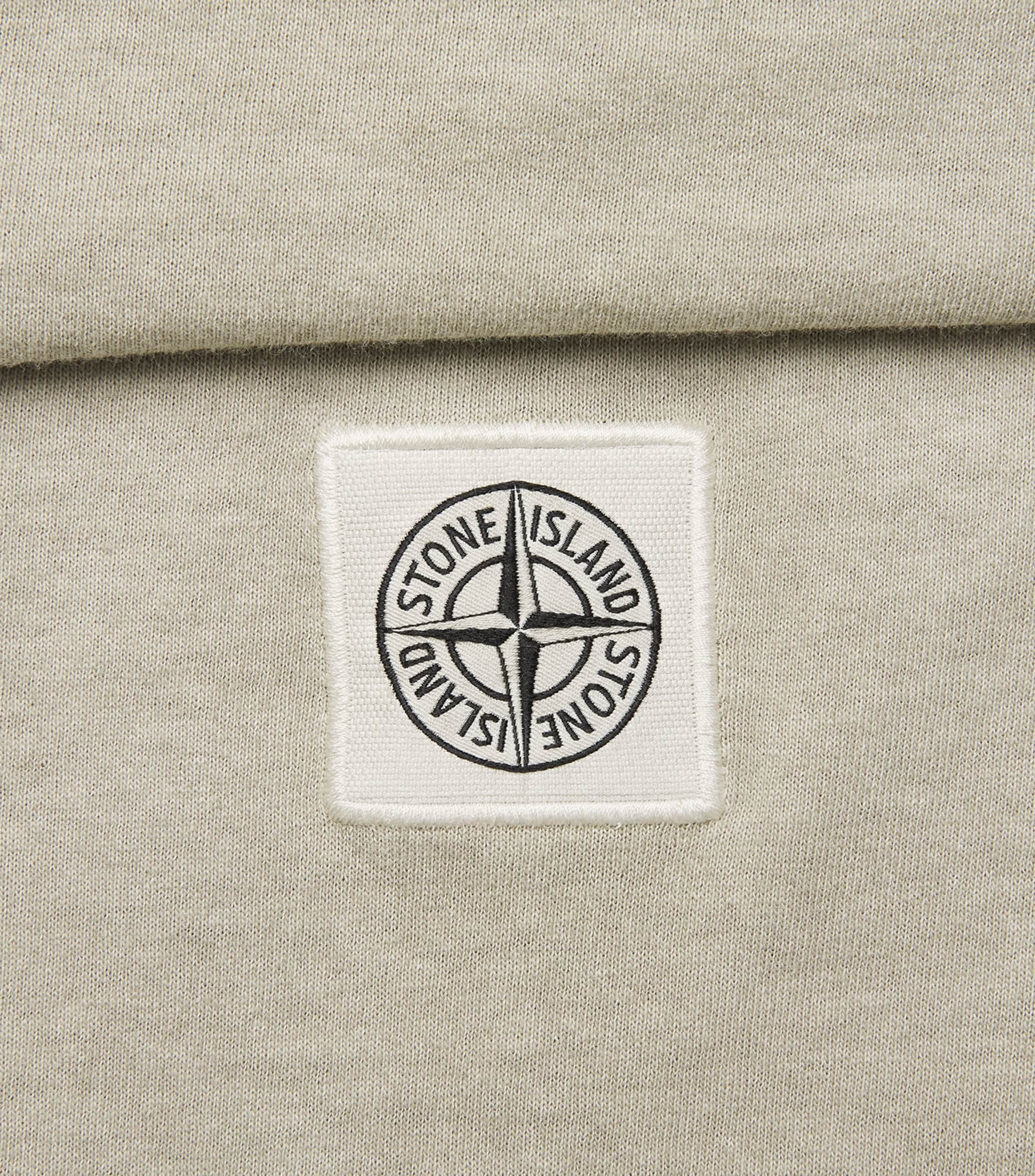 Stone Island Mens Cotton Logo T-Shirt Image 6