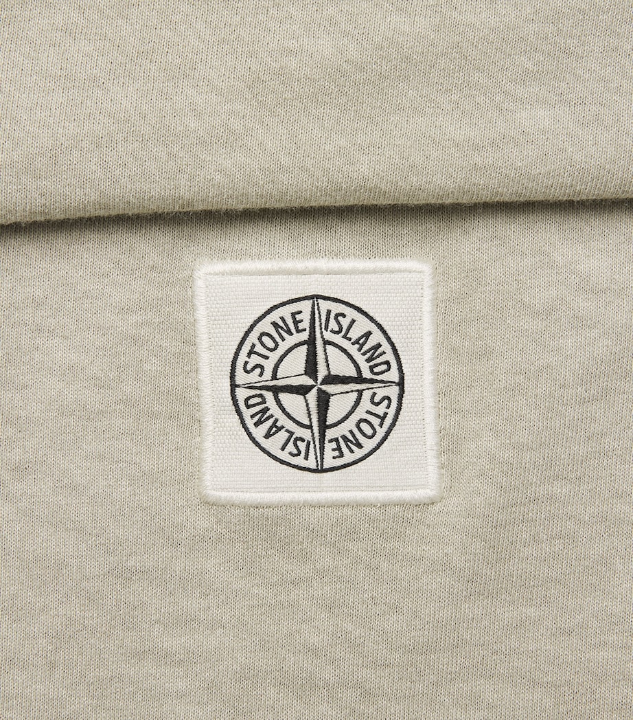 Stone Island Mens Cotton Logo T-Shirt Image 6