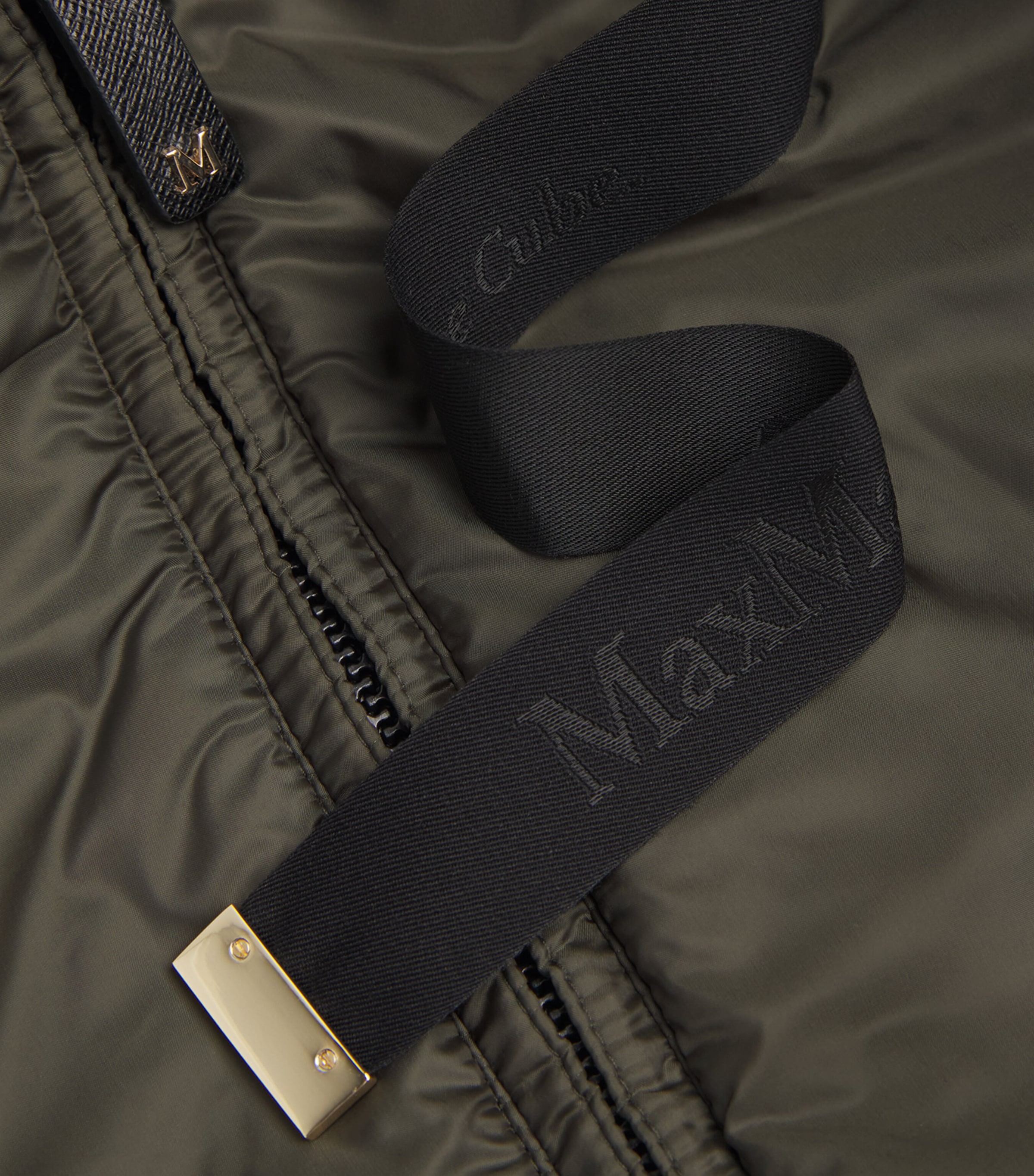 The Cube Hooded Puffer Jacket KAKI Image 5