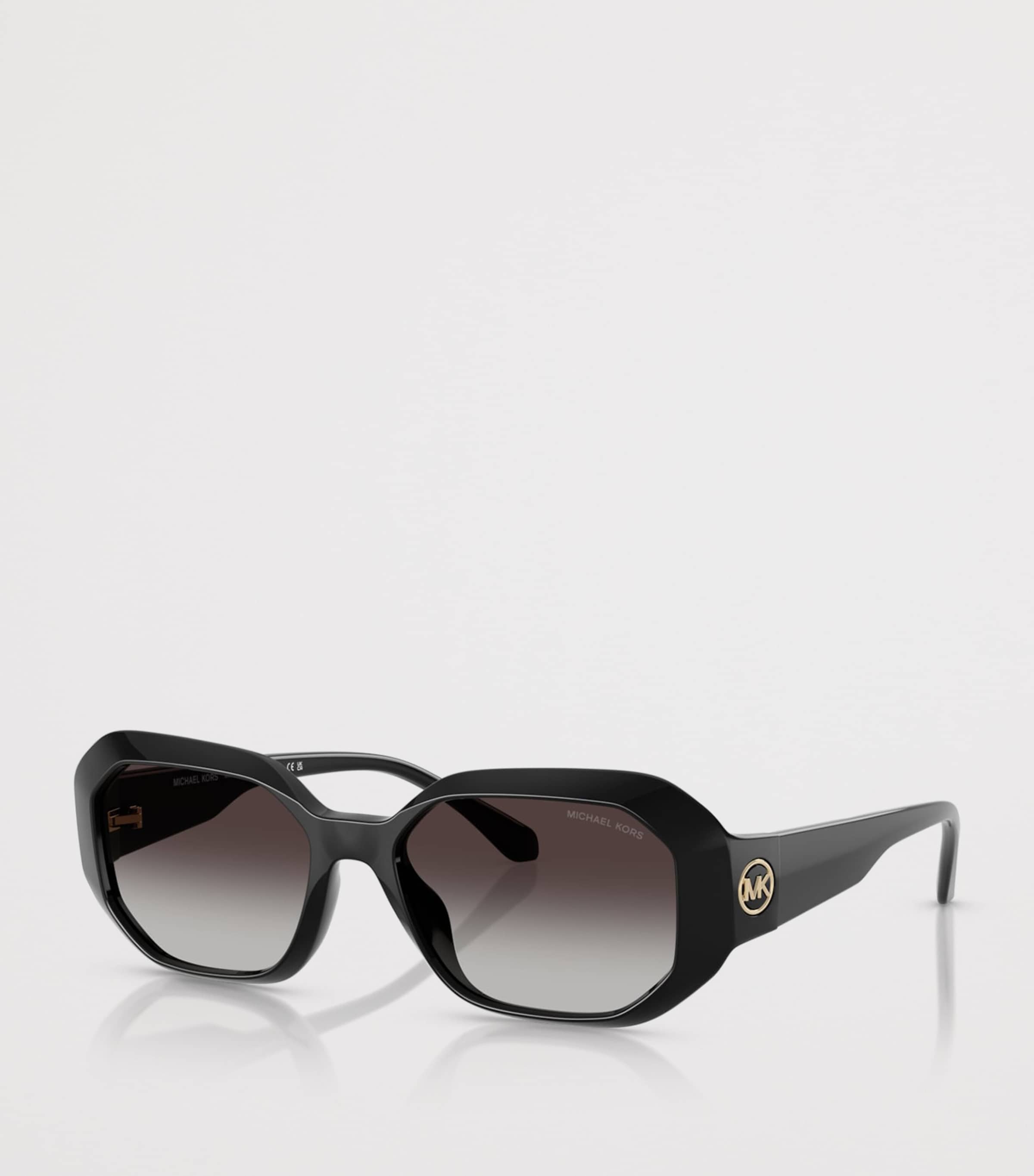 Michael Kors Siesta Key Rectangle Sunglasses Black Image 2