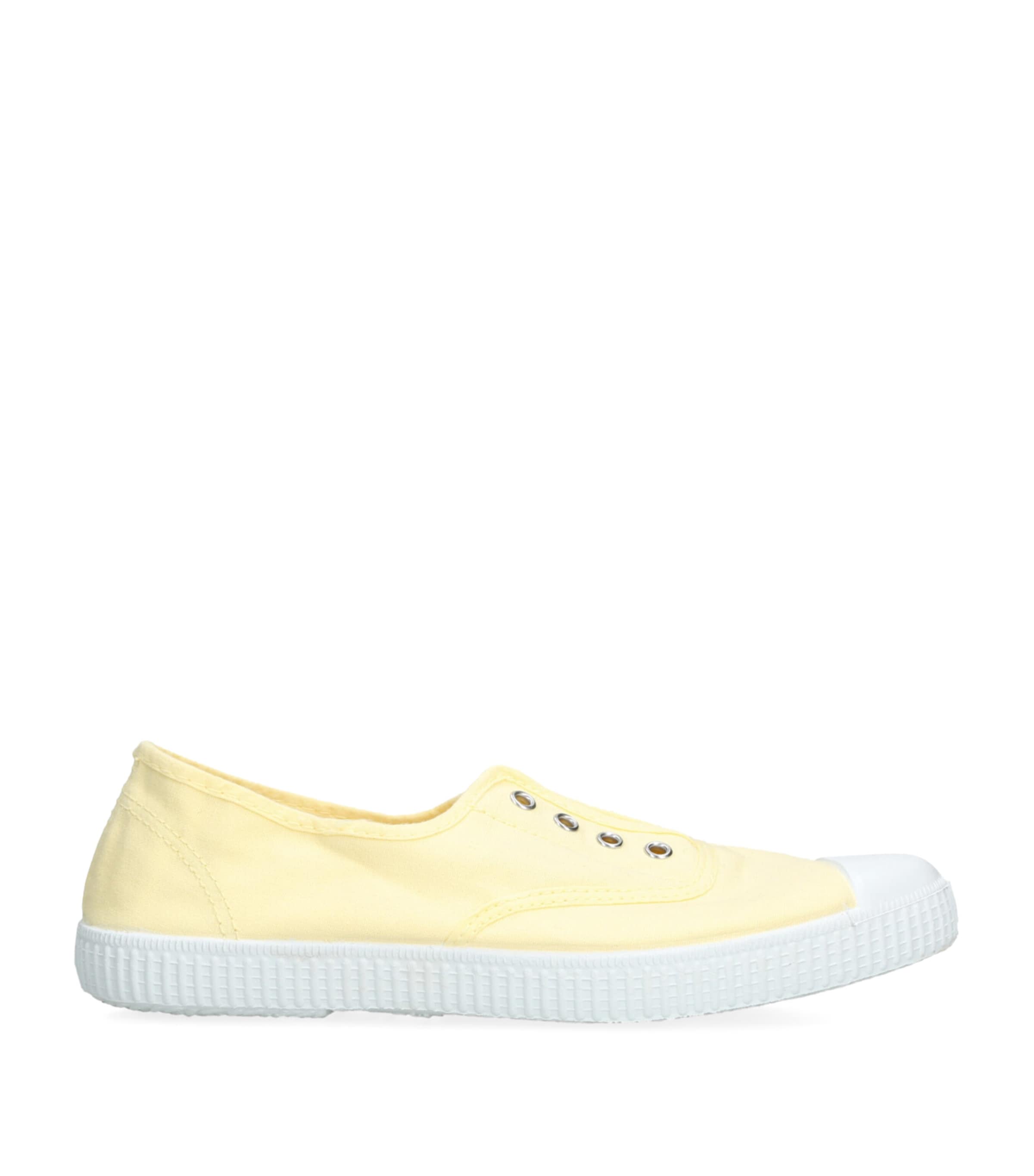 Papouelli Organic Canvas Darcie Sneakers In Yellow
