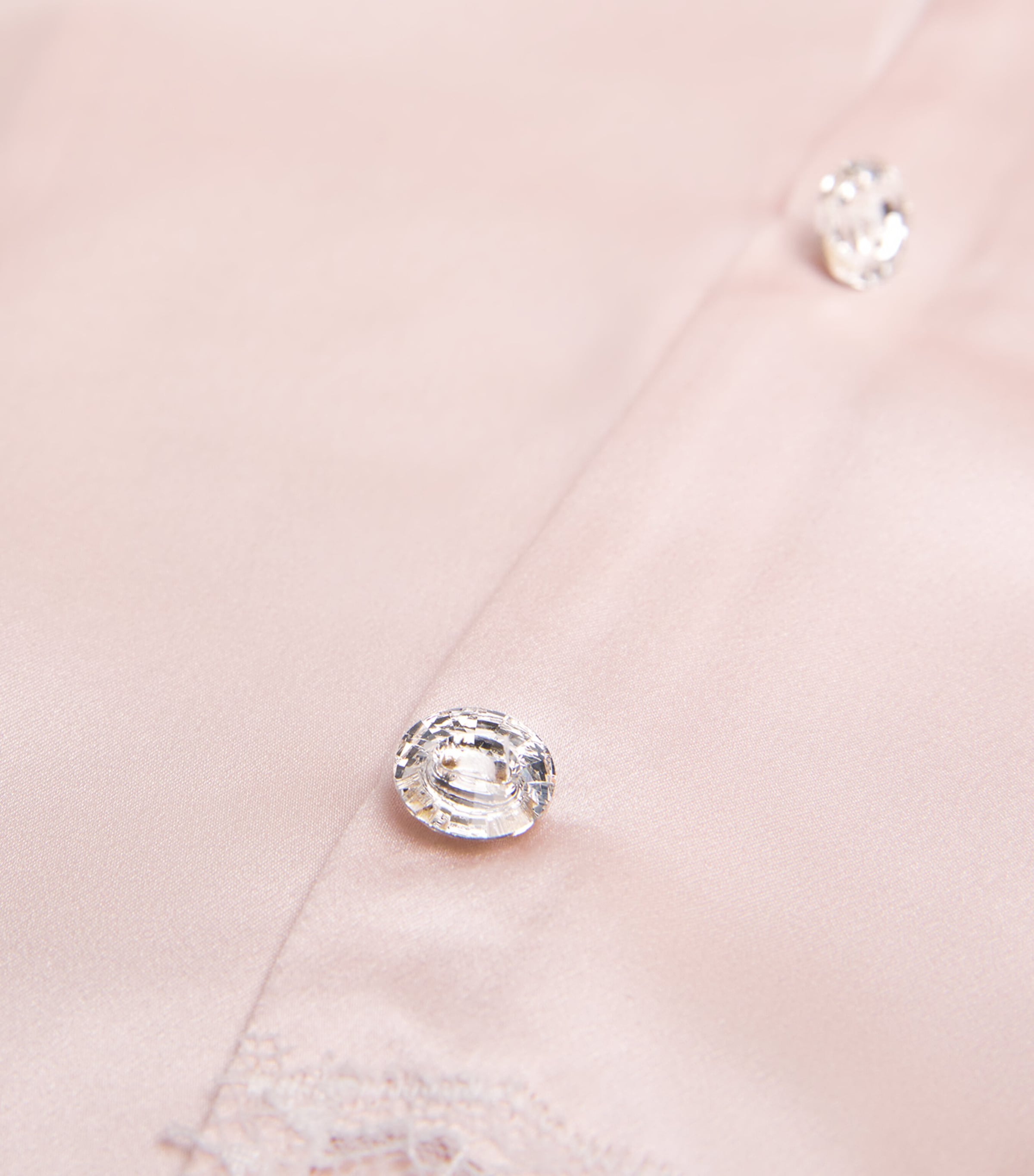 Silk Lace-Trim Luella Pyjama Set PINK Image 5