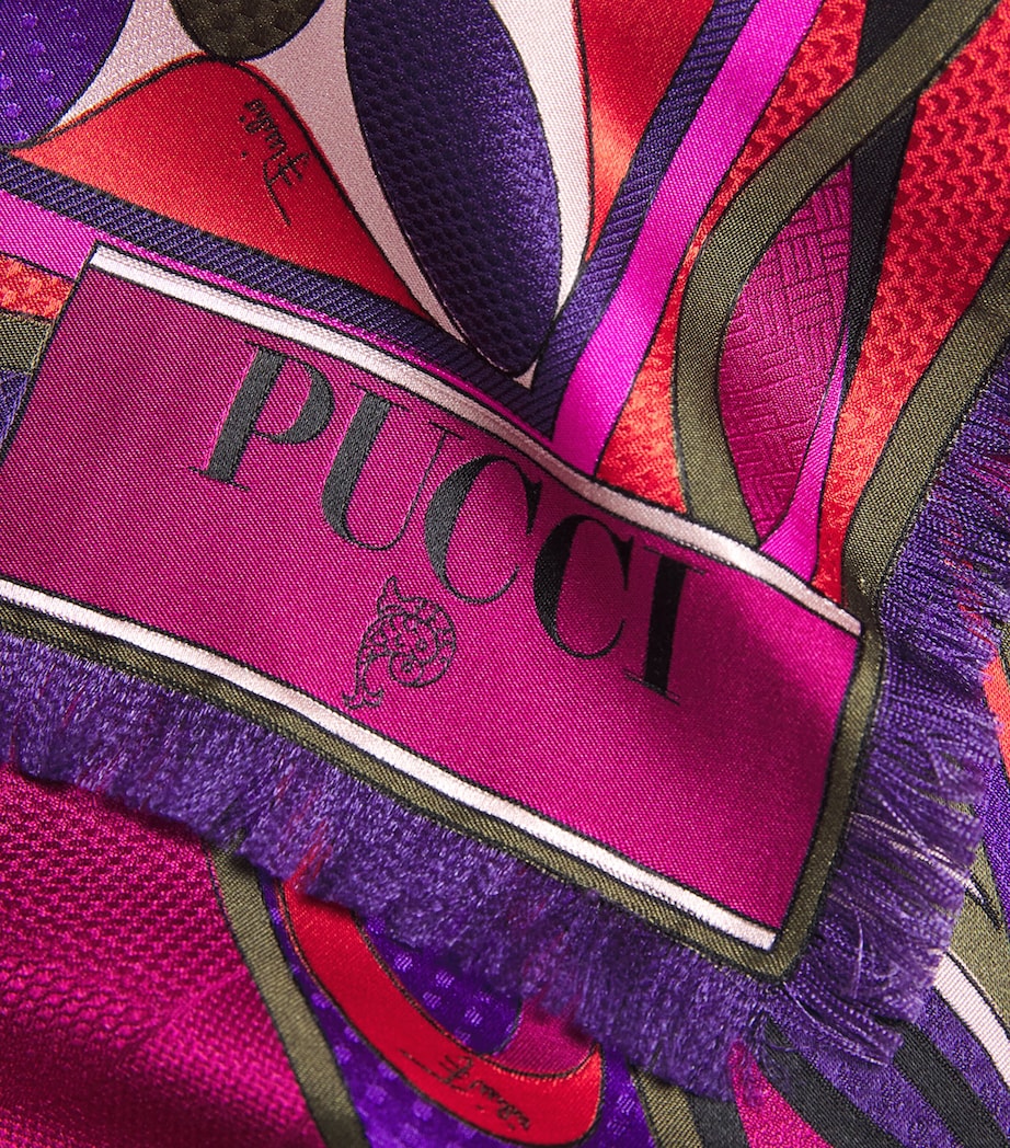 Silk Printed Hijab 2/MULTICOLOR Image 4