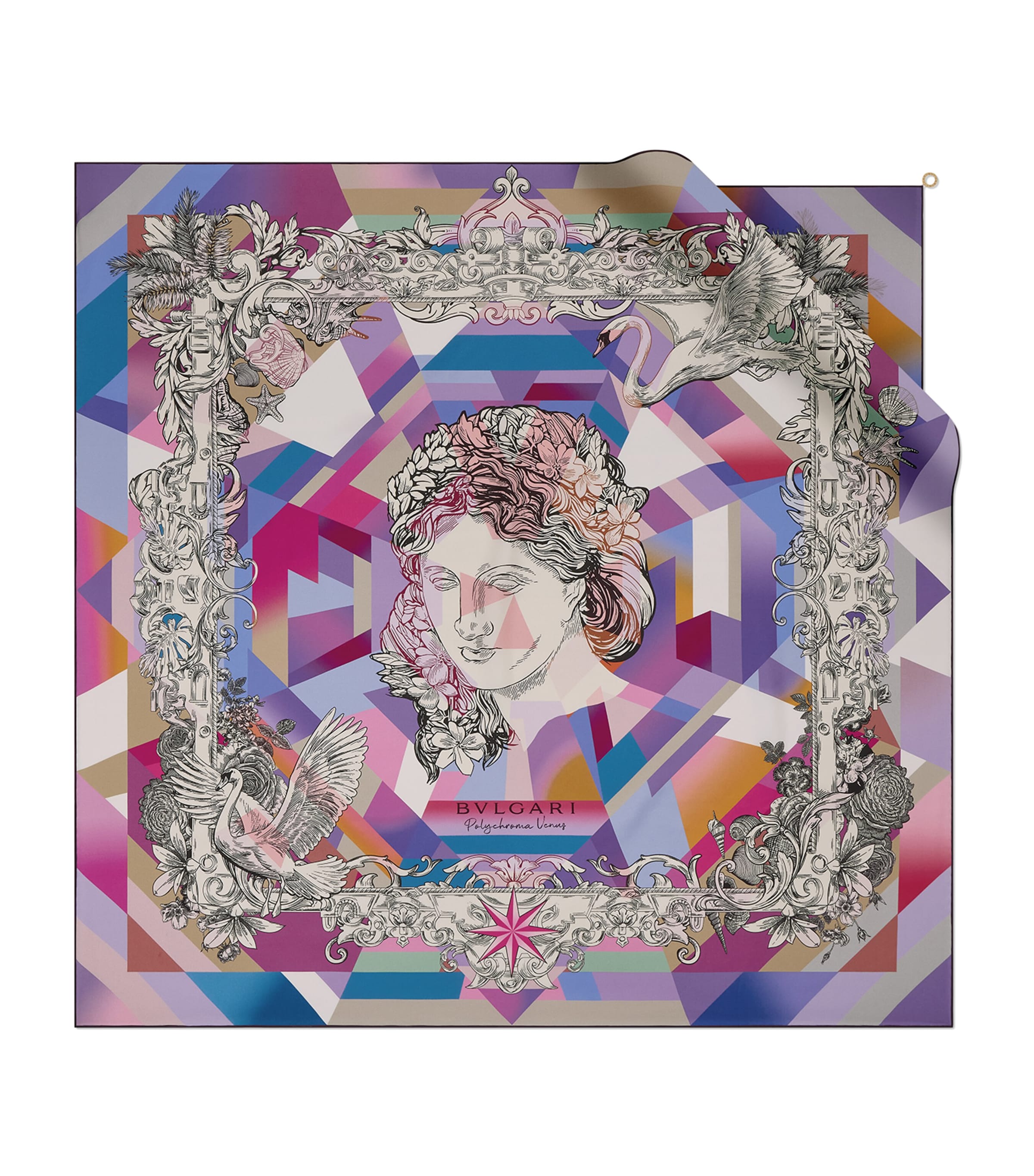 Silk Polychroma Venus Scarf MULTICOLOR Image 1