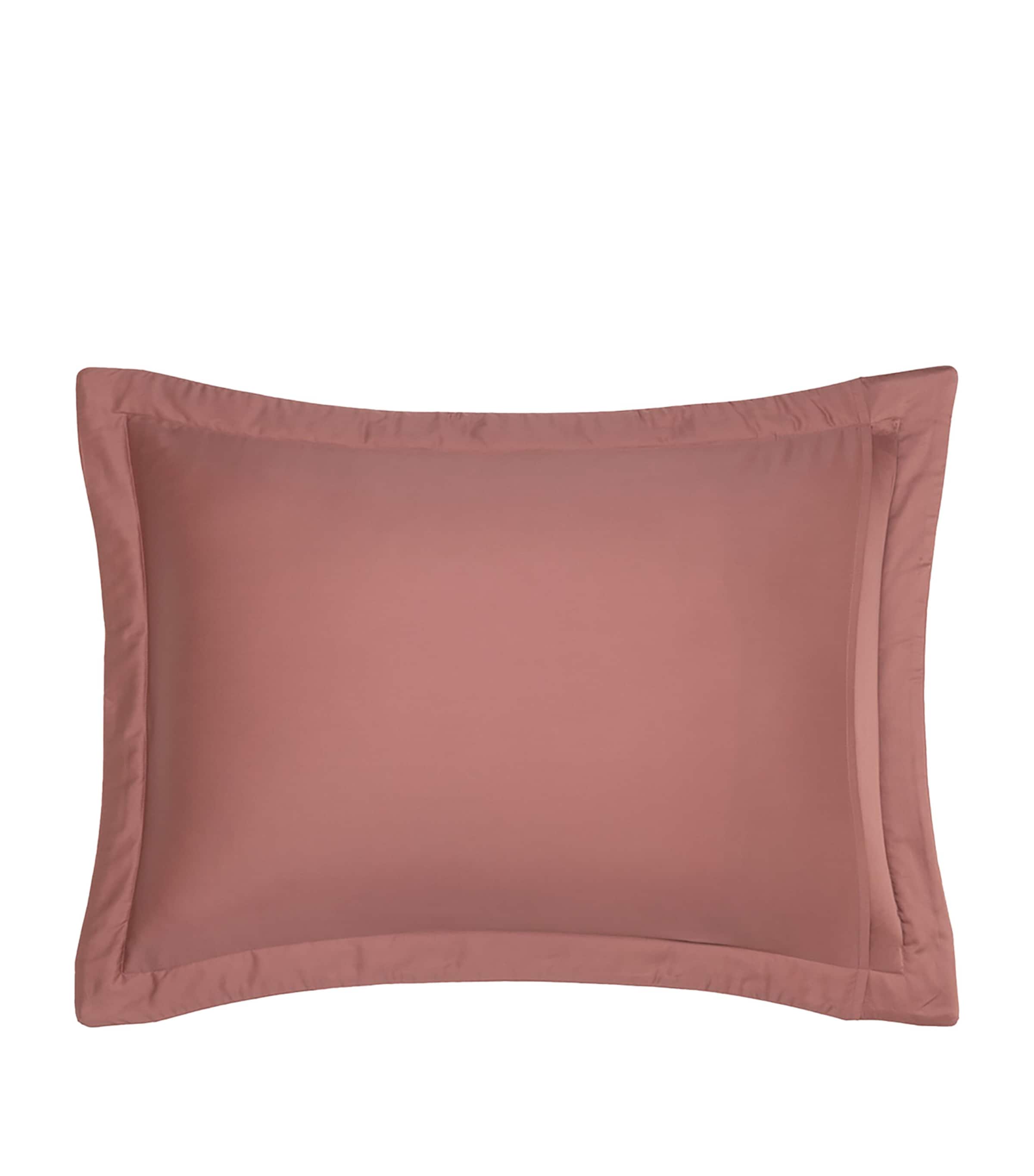 Yves Delorme Triomphe Santal Oxford Pillowcase In Pink
