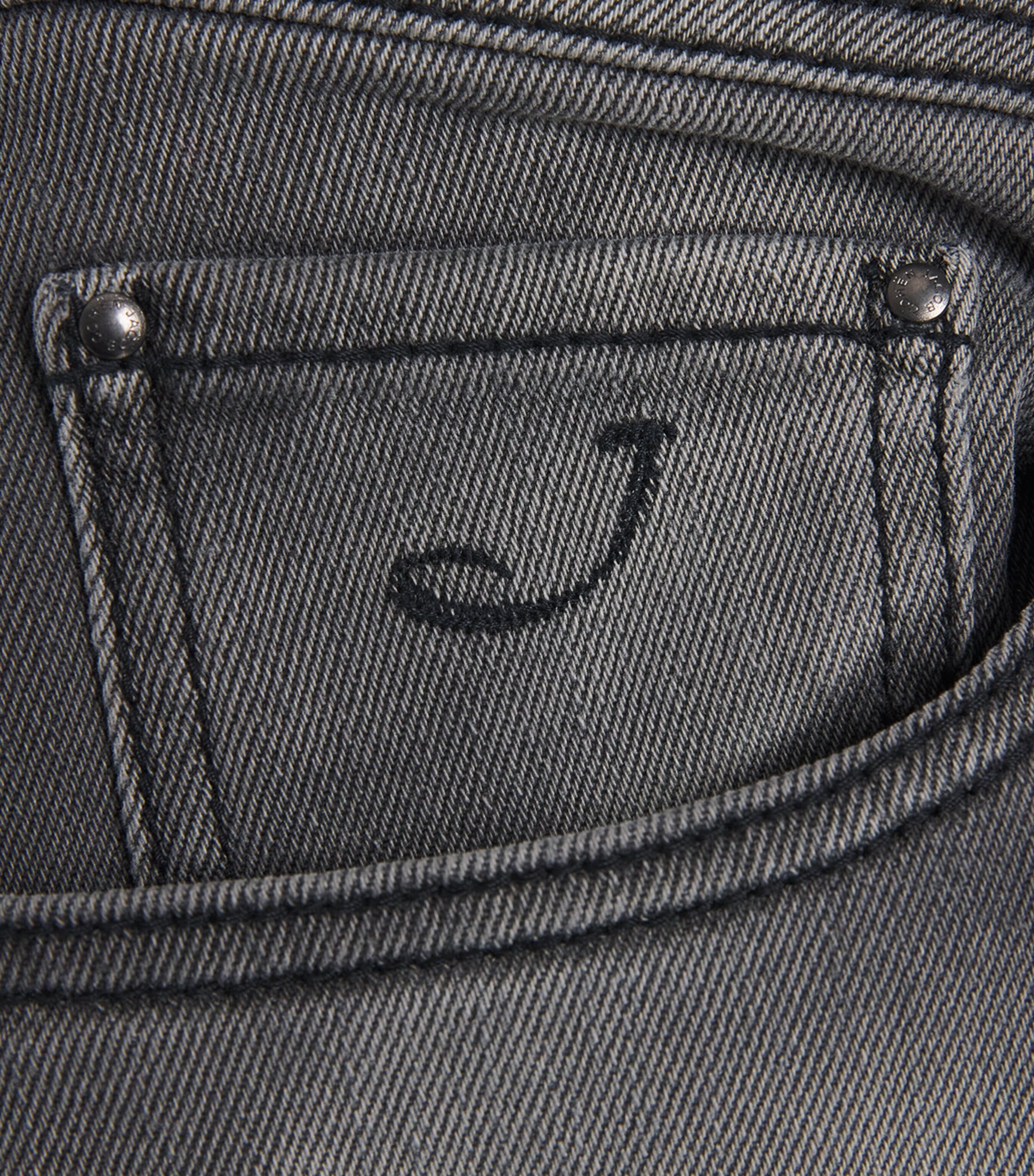JACOB COHËN Mens Comfort-Stretch Faded Slim Jeans Image 6