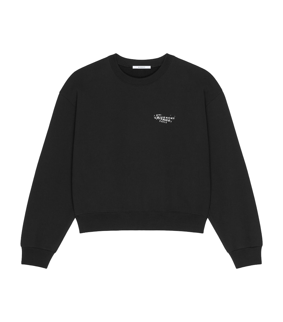 Logo Stamp Sweatshirt BLACK Image 1