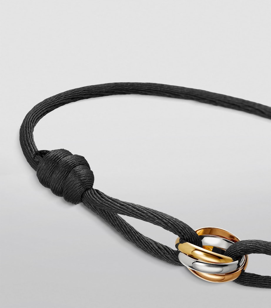 White, Yellow and Rose Gold Trinity Bracelet MULTI Image 5