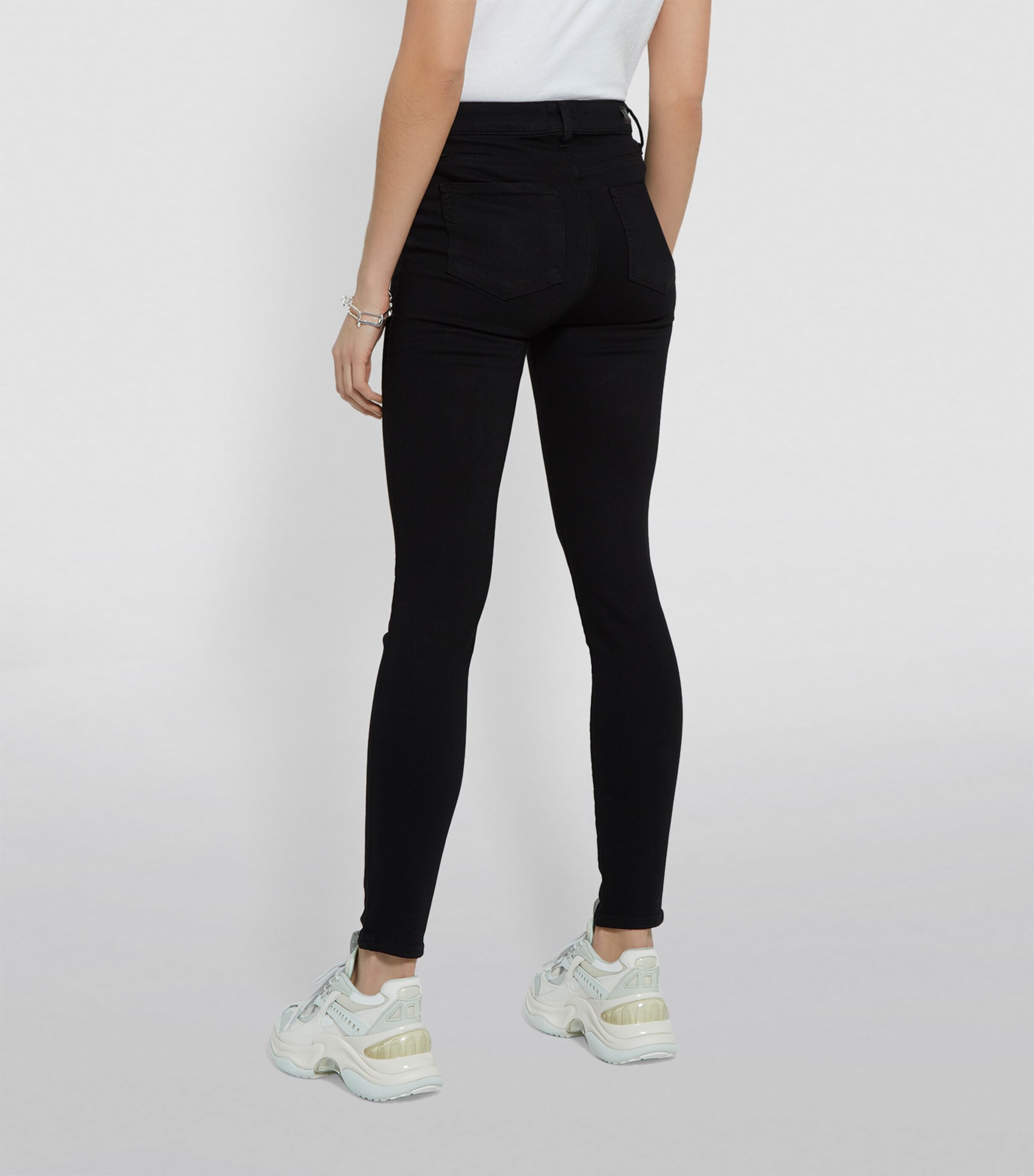 Margot High-Rise Ultra Skinny Jeans BLACK SHADOW Image 4