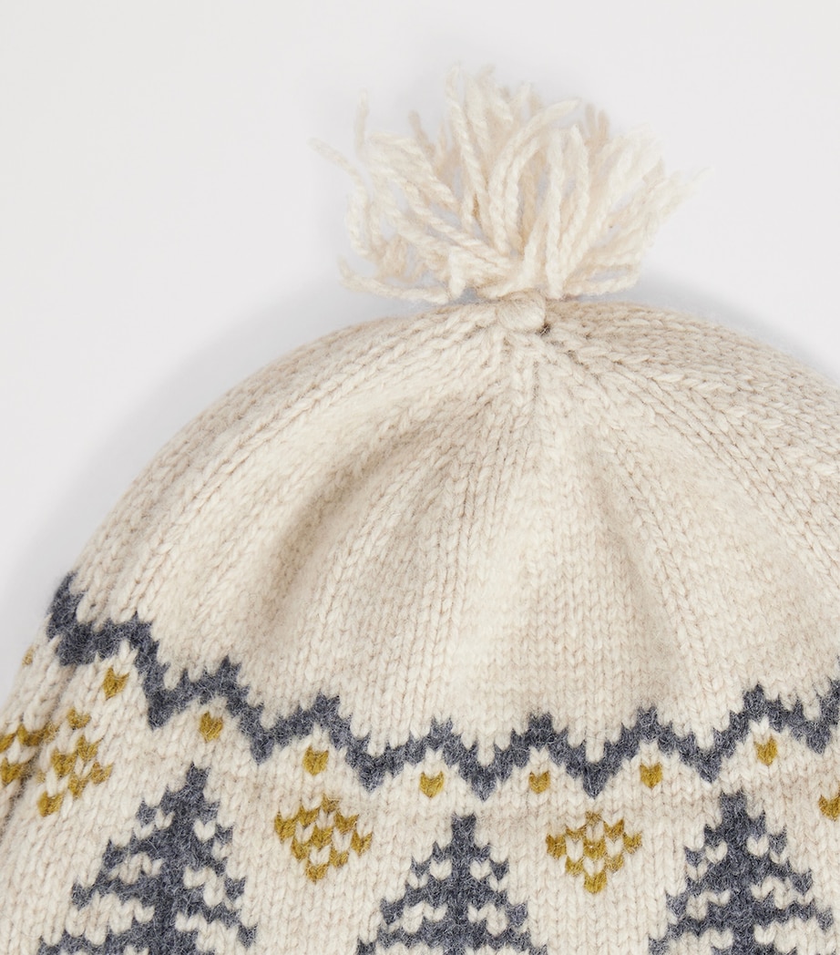 Bonpoint Wool-Cotton-Blend Tassel Hat Ficelle Chine Image 2