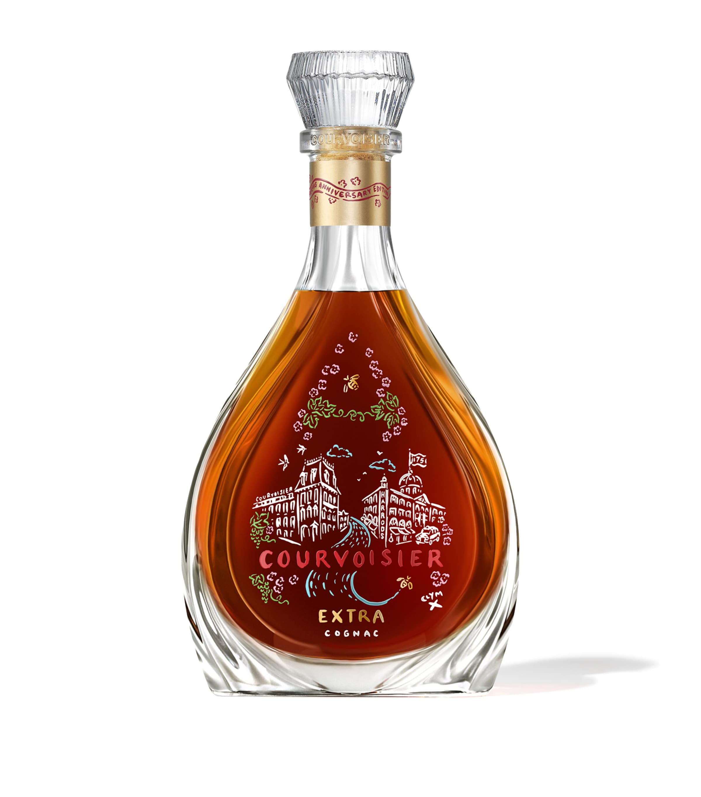 Courvoisier Harrods 175th Anniversary Edition Extra Cognac (70cl) - Cognac, France | Gifts | Wedding | Designers | Harrods | Wine & Spirits | Gifts for Foodies | Spirits | Brandy | Courvoisier