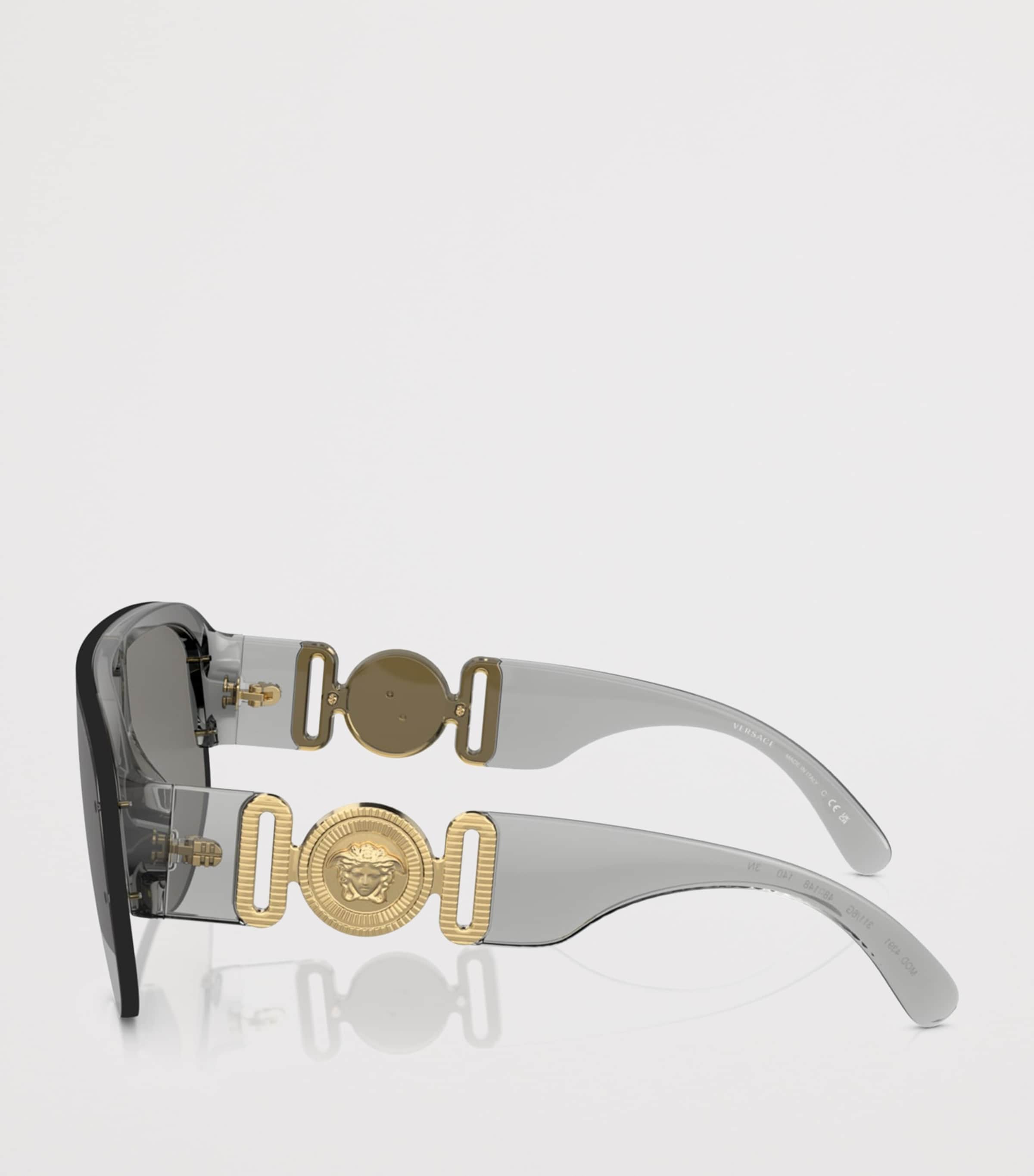 Versace Aviator Sunglasses Grey Image 3