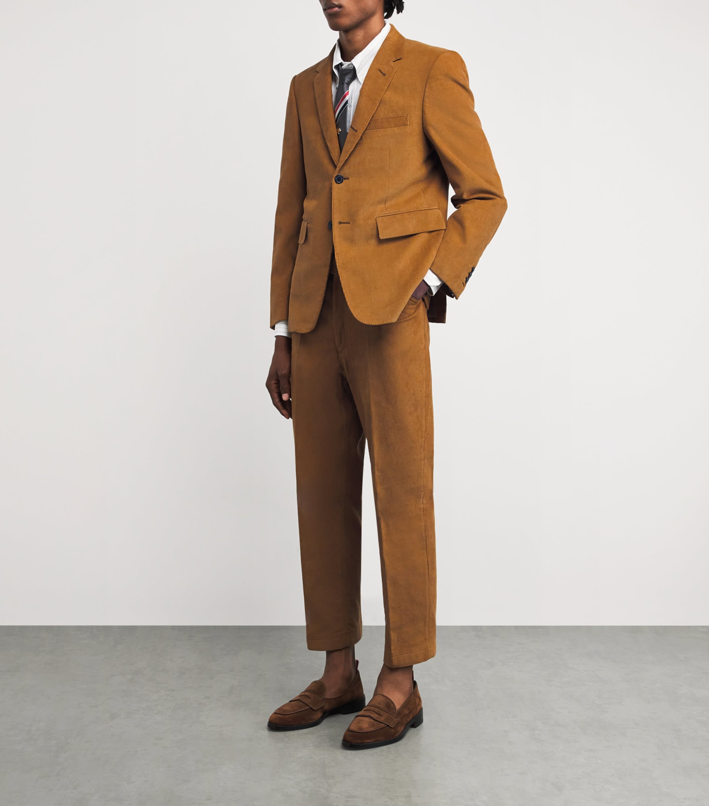 Cotton Corduroy Blazer MED BROWN Image 2