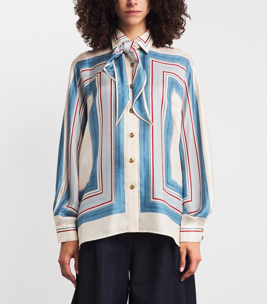 Silk Stripe Shirt TIKSTR TICKNG STRIPE Image 3