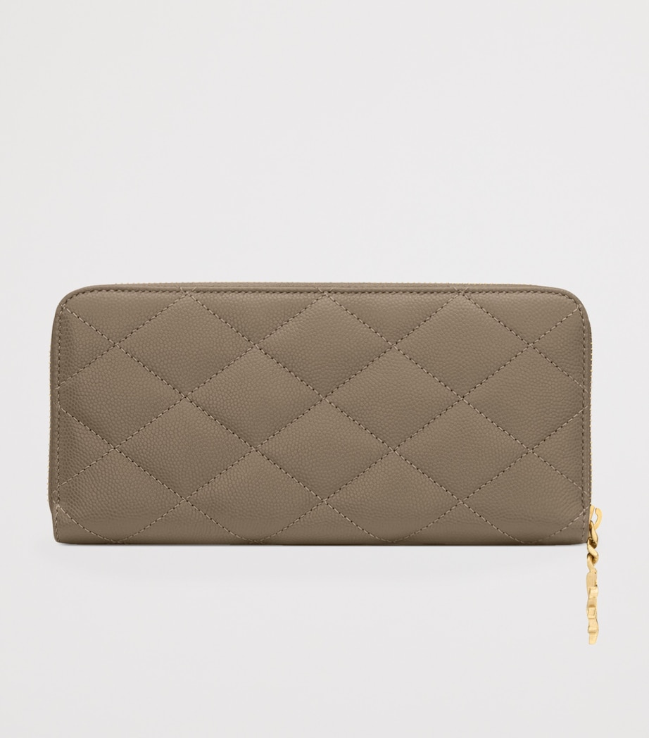 Matelassé Zip-Up Wallet 1799 Image 2