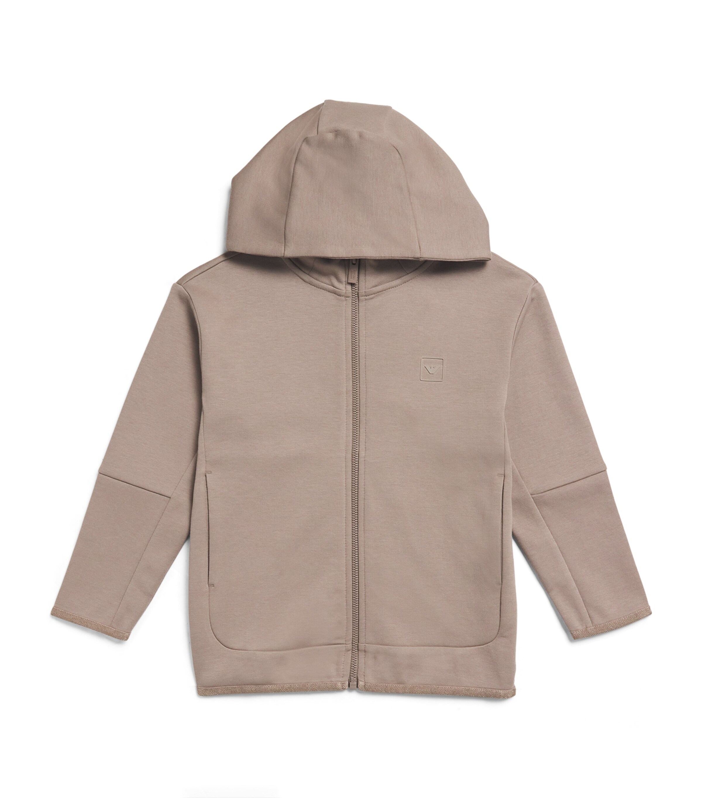 Emporio Armani Kids Cotton-Blend Zip-Up Hoodie (4-16 Years) | Boys Clothing | Sweatshirts & Hoodies | Designers | Emporio Armani | Hoodies & Sweatshirts