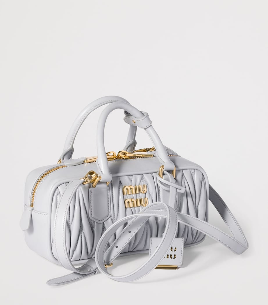 Nappa Leather Matelassé Arcadie Top-Handle Bag F0164 Image 2