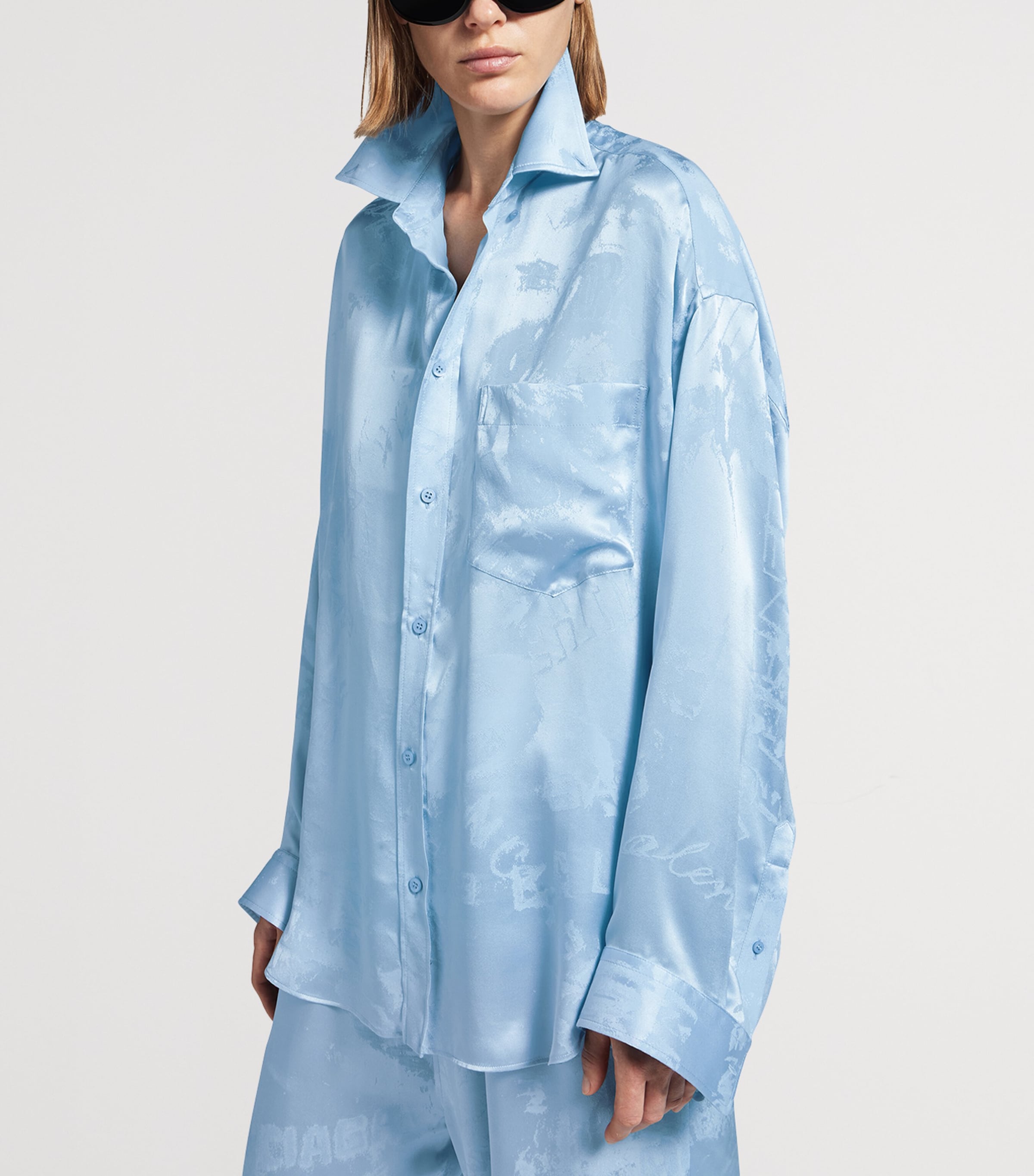 Silk Jacquard Cocoon Shirt 5840 Image 5