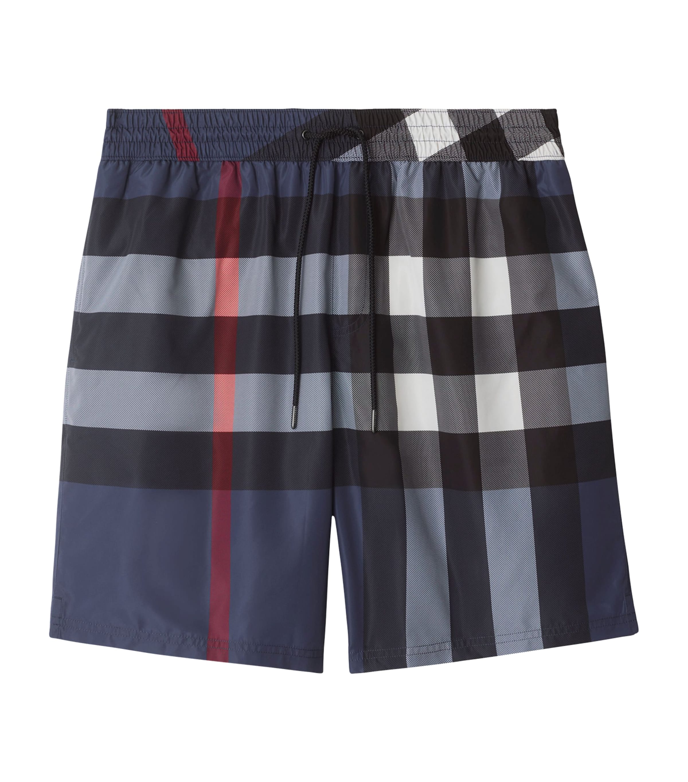 Check Swim Shorts CARBON BLUE IP CHECK Image 1