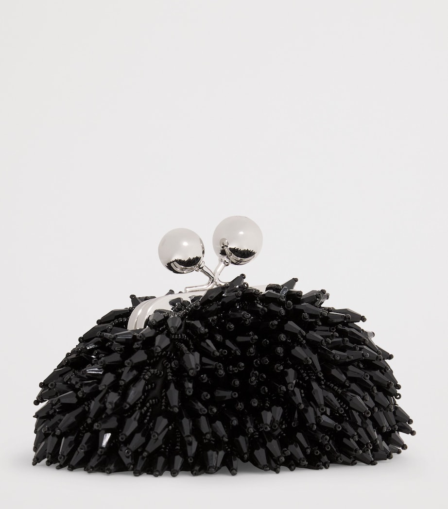 Embellished Satin Pasticcino Nano Bag BLACK Image 2