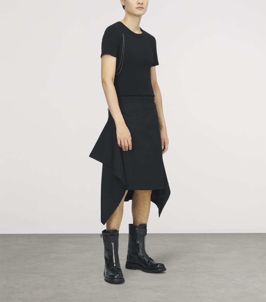 McQueen Mens Draped Kilt Image 3