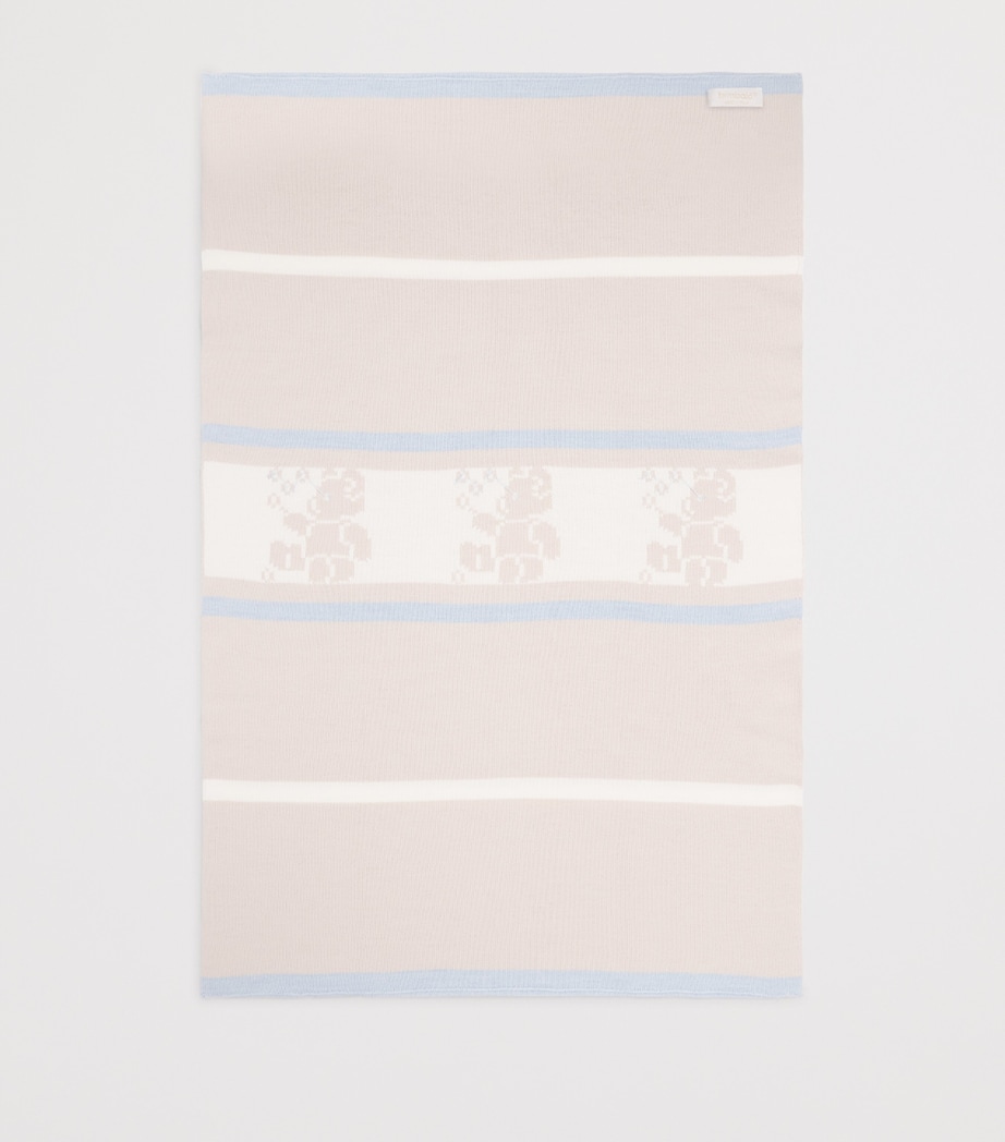 Wool-Blend Jacquard Teddy Blanket BGE-DI Image 2