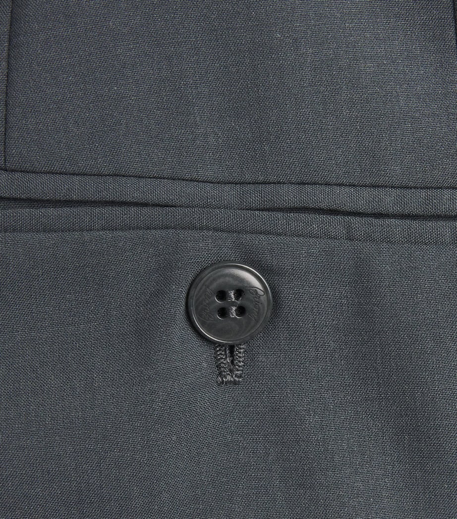 Brioni Mens Wool Tailored Trousers Image 6