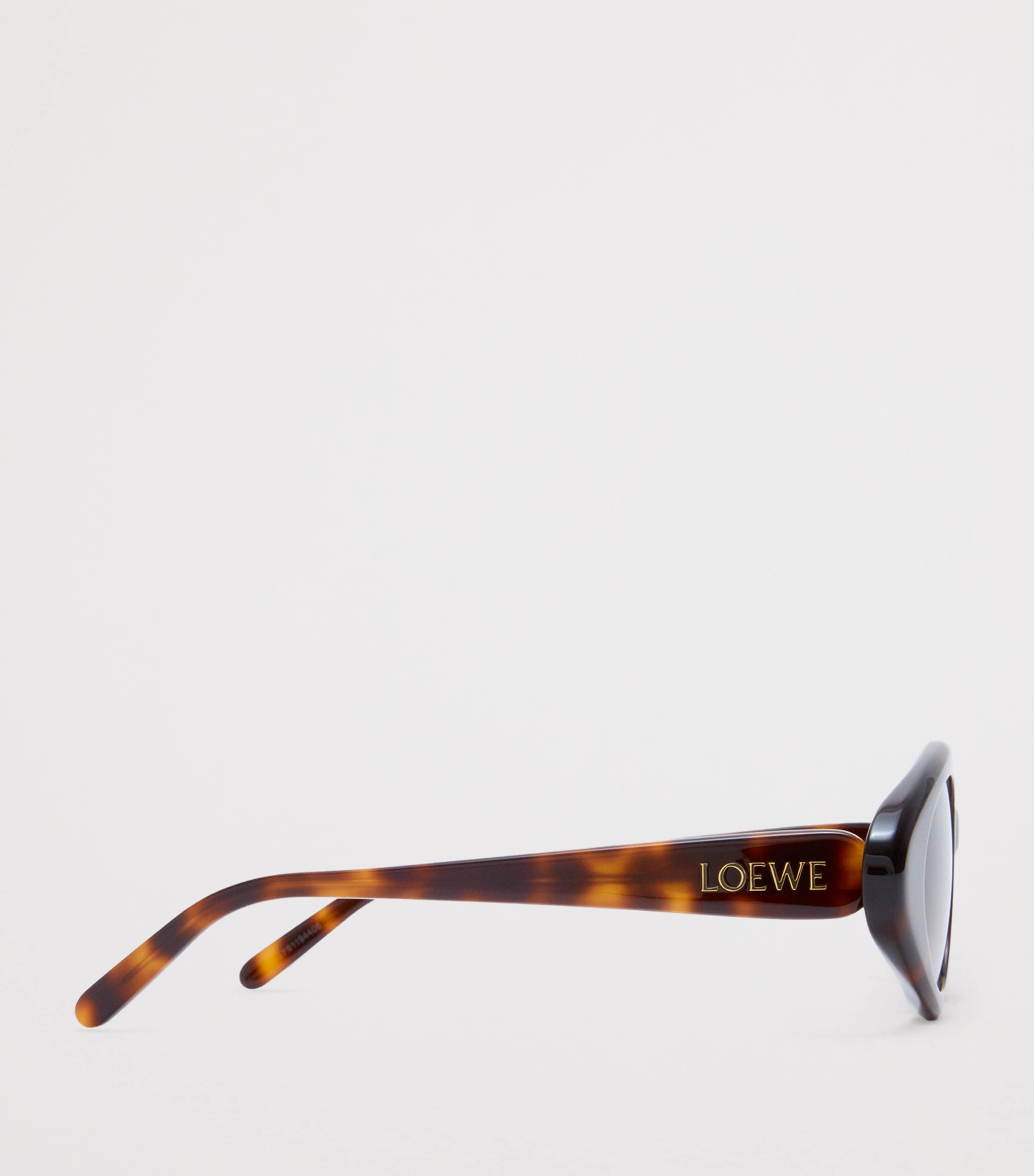 Acetate Triangle Slim Sunglasses HAVANA Image 3