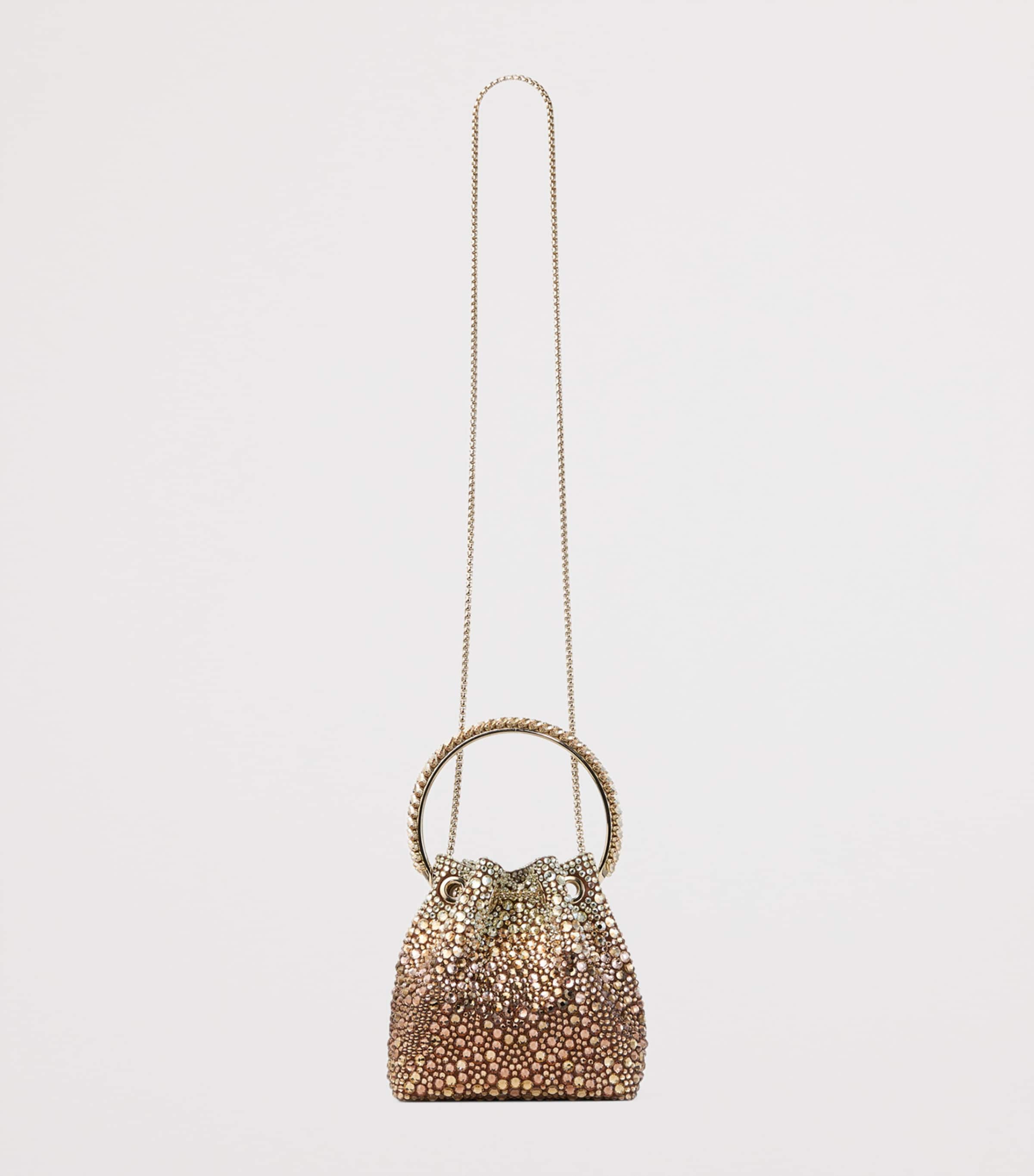 Bon Bon Embellished Top-Handle Bag BRONZE/HONEY MIX Image 5