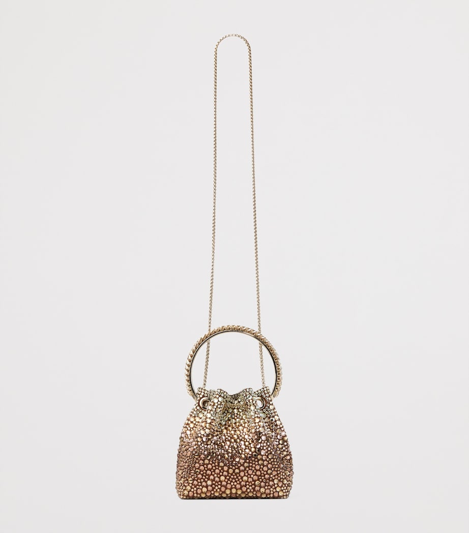 Bon Bon Embellished Top-Handle Bag BRONZE/HONEY MIX Image 4