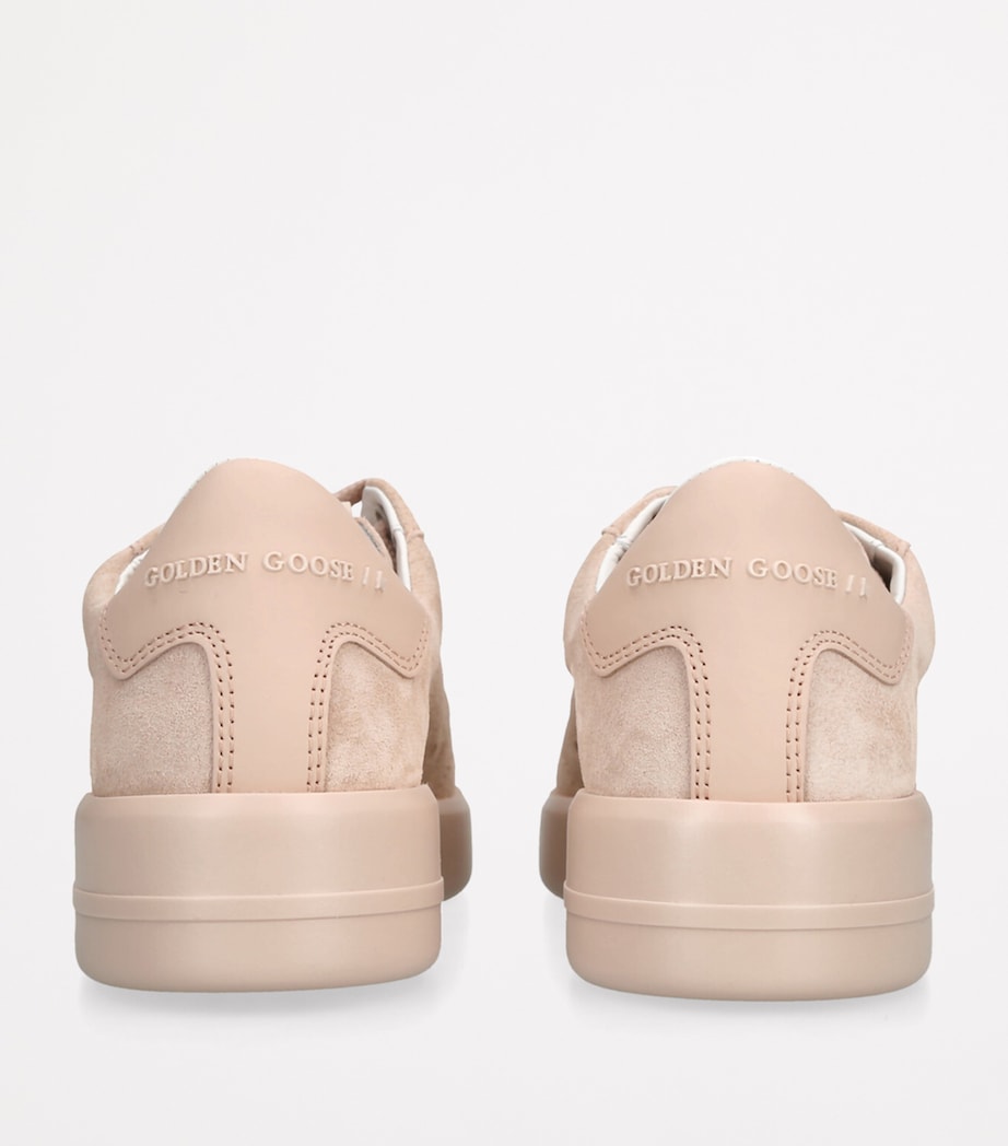 Golden Goose Suede Pure Star Sneakers Pale Pink Image 2