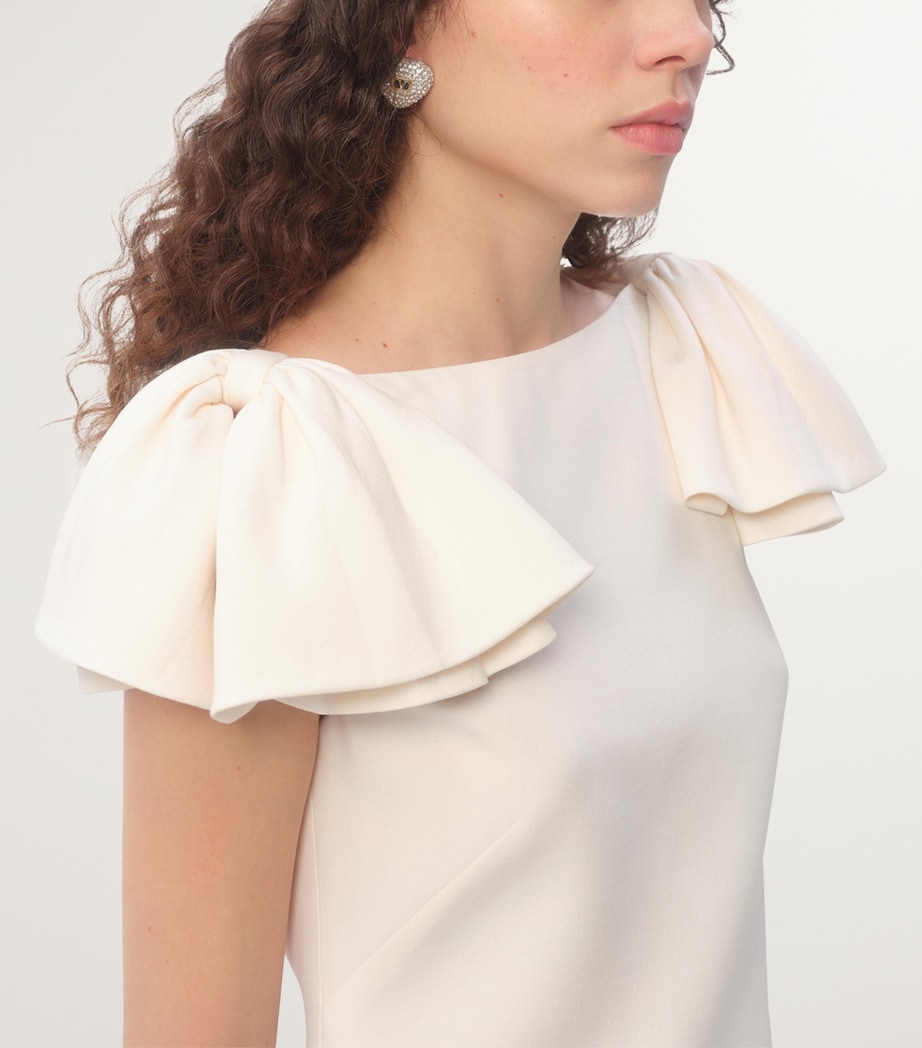 Crystal Heart VLogo Clip-On Earrings RG5 Image 4