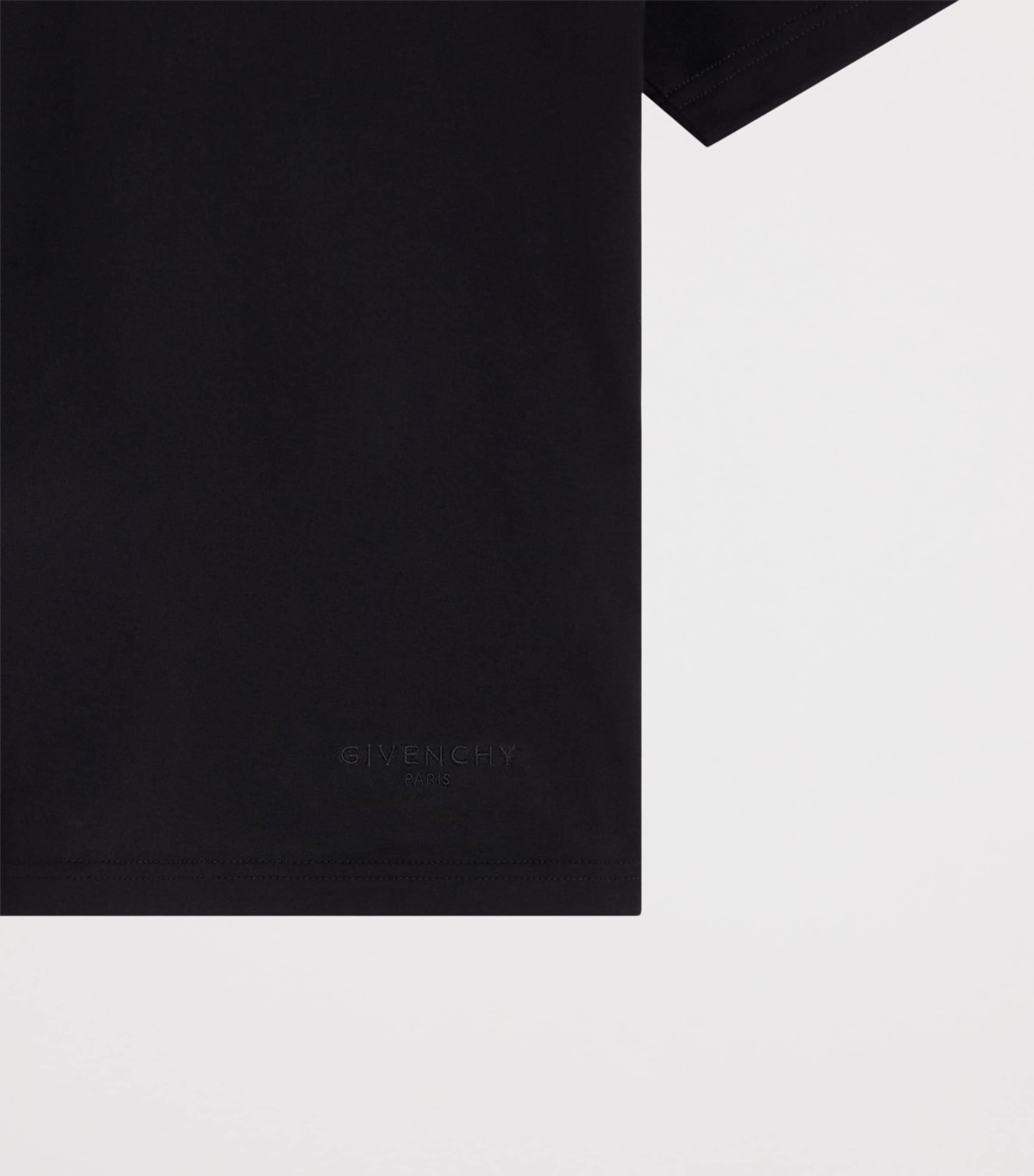Givenchy Womens Cotton Reverse Collar T-Shirt Image 8