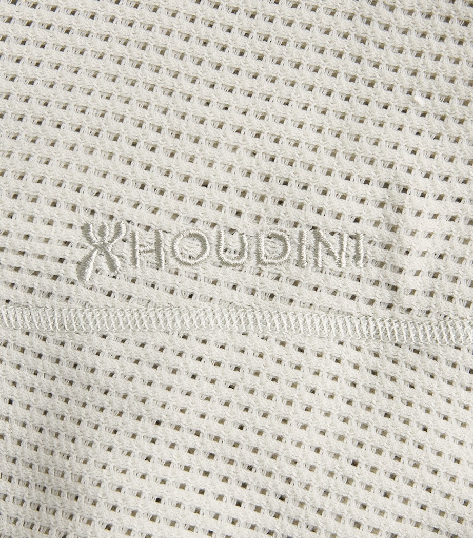 Houdini Mens Pace Flow Hoodie Greenish Grey Image 6