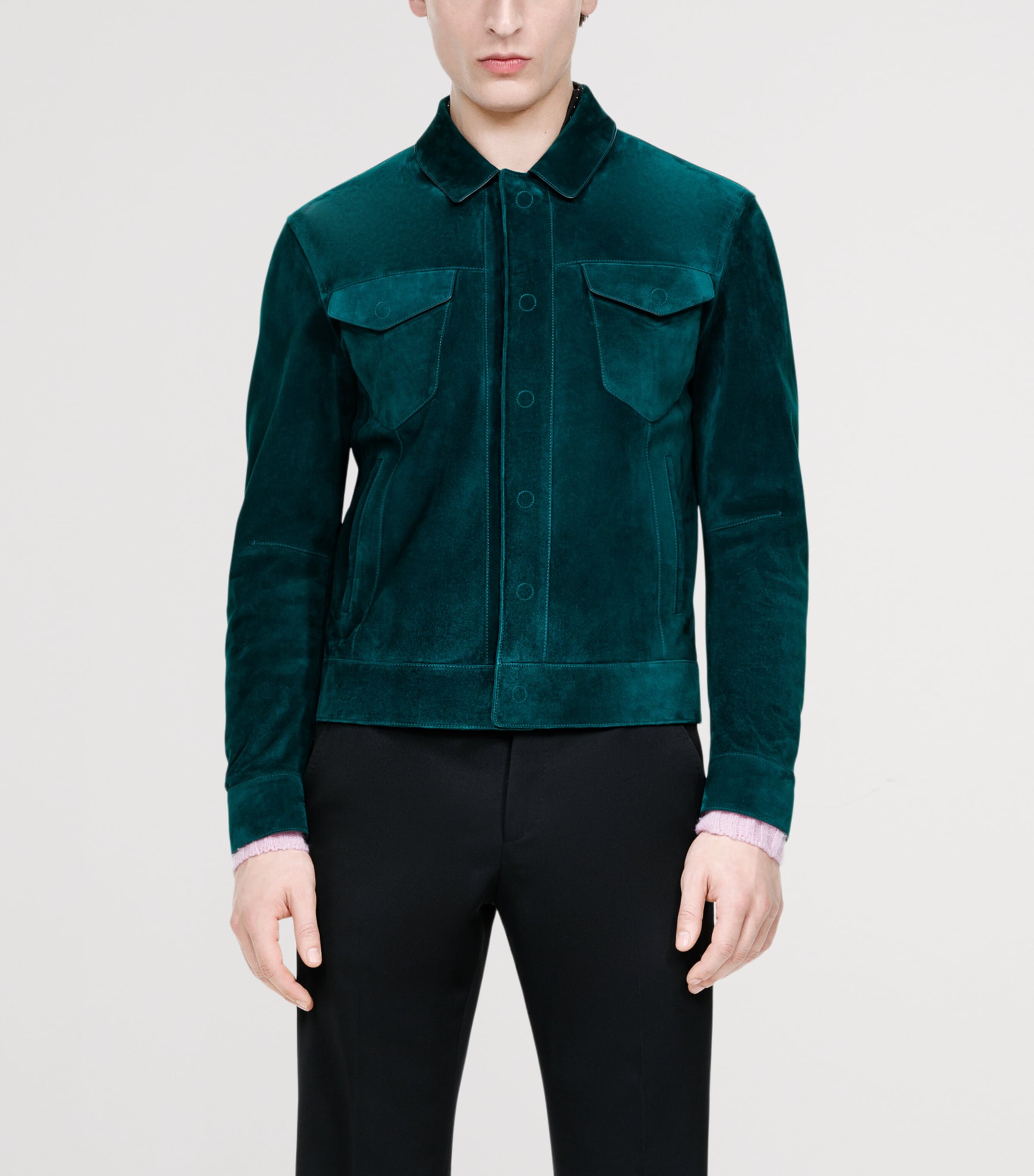 TOM FORD Mens Suede Jacket Gcu Image 3