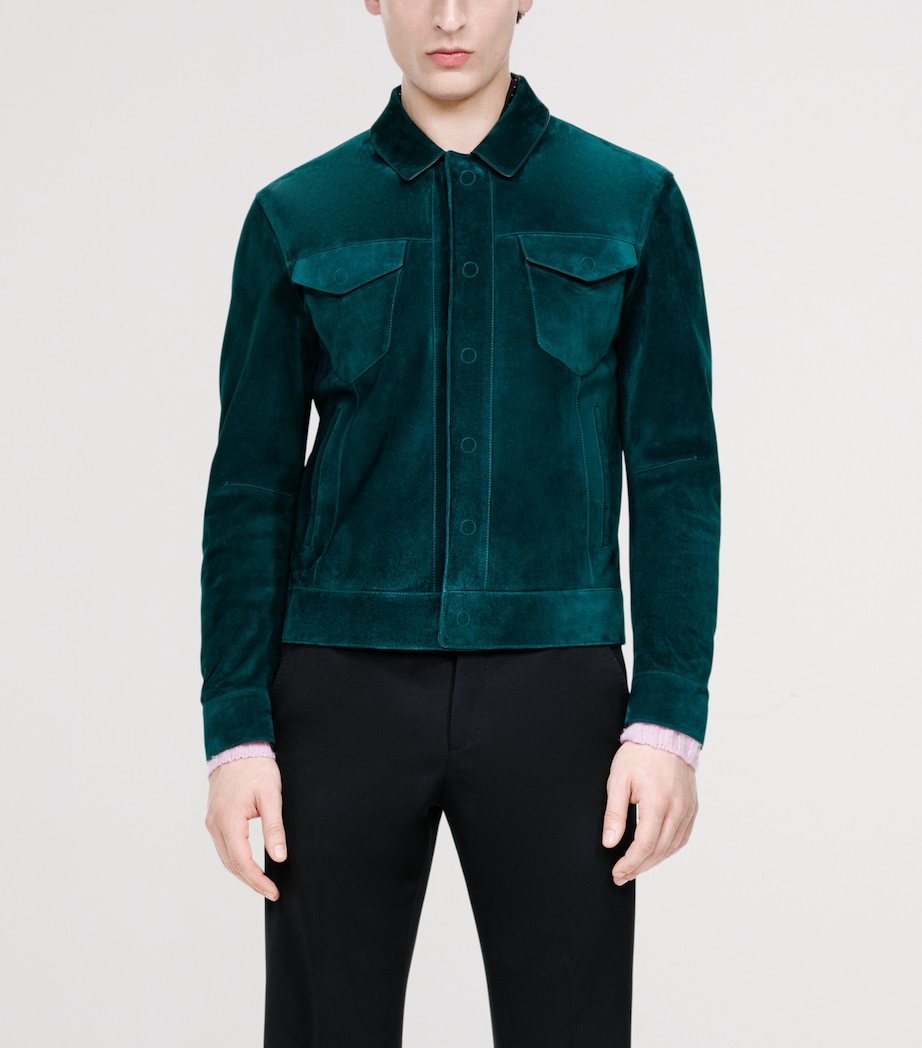 TOM FORD Mens Suede Jacket Gcu Image 3