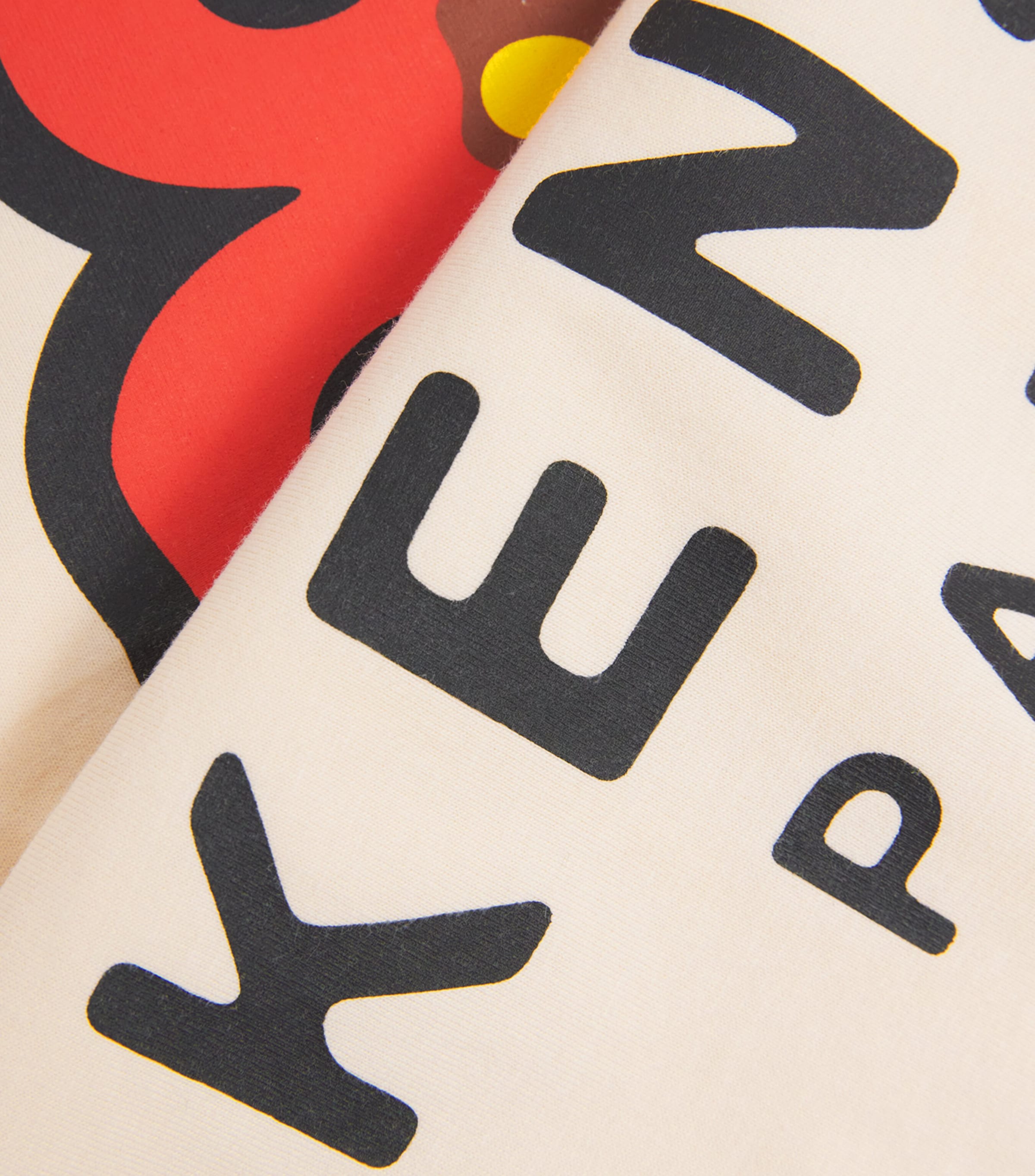 Cotton Flower Logo T-Shirt (2-14 Years) 208SAND Image 4