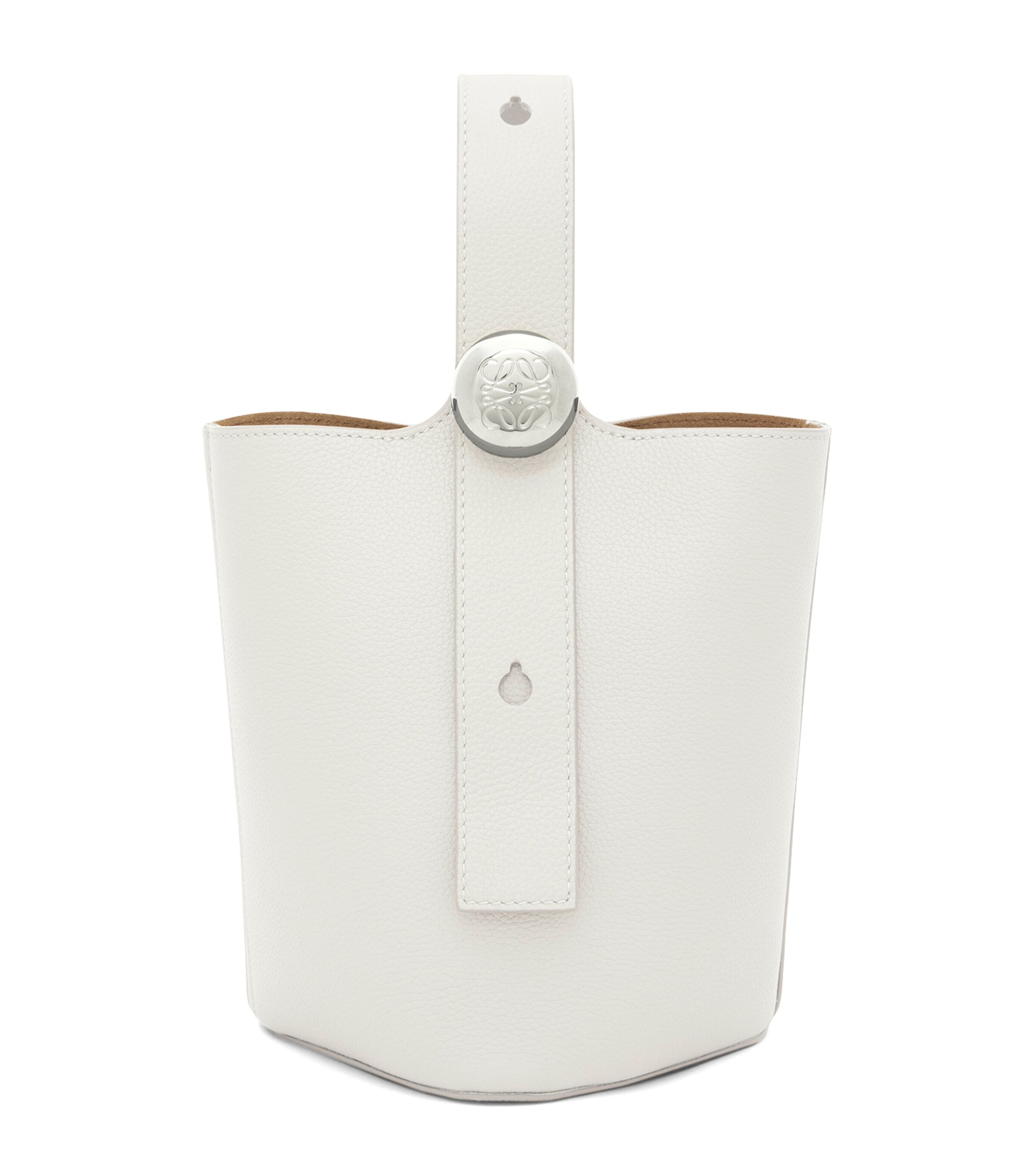 LOEWE Mini Leather Pebble Bucket Bag | Harrods US
