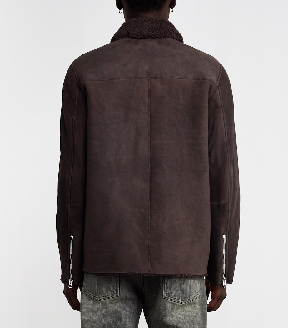 Shearling-Collar Jacket DSBWN Image 4