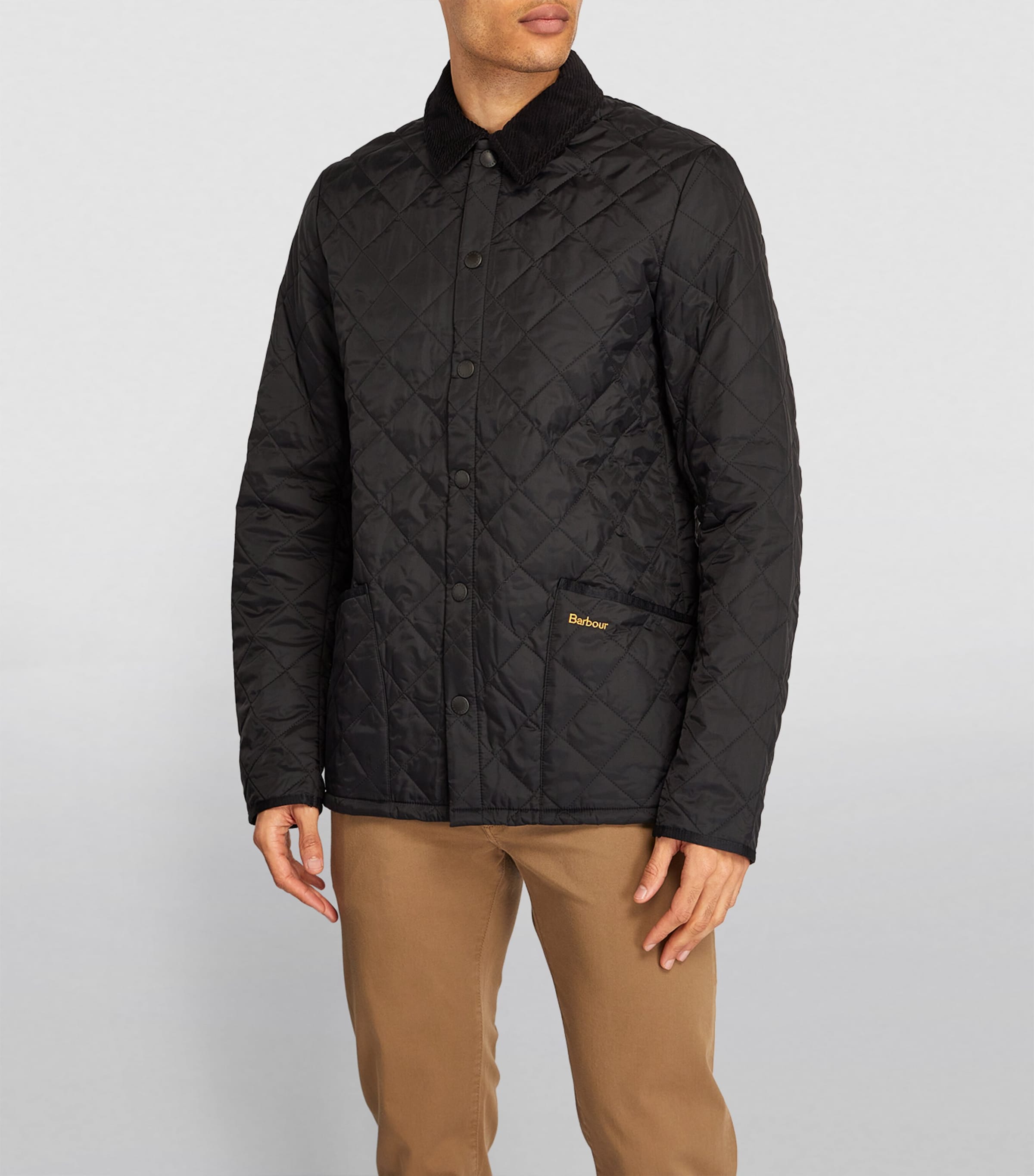 Heritage Liddesdale Quilted Jacket BLACK Image 3