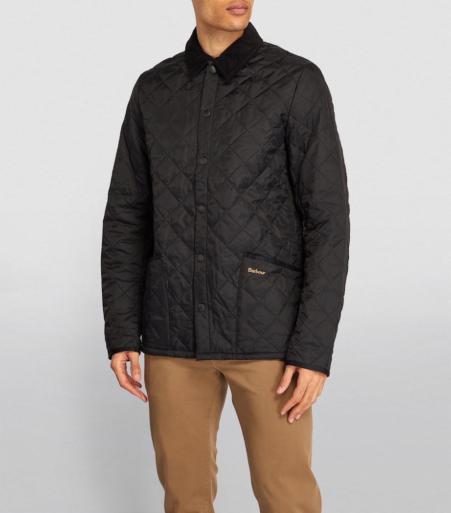 Heritage Liddesdale Quilted Jacket BLACK Image 3