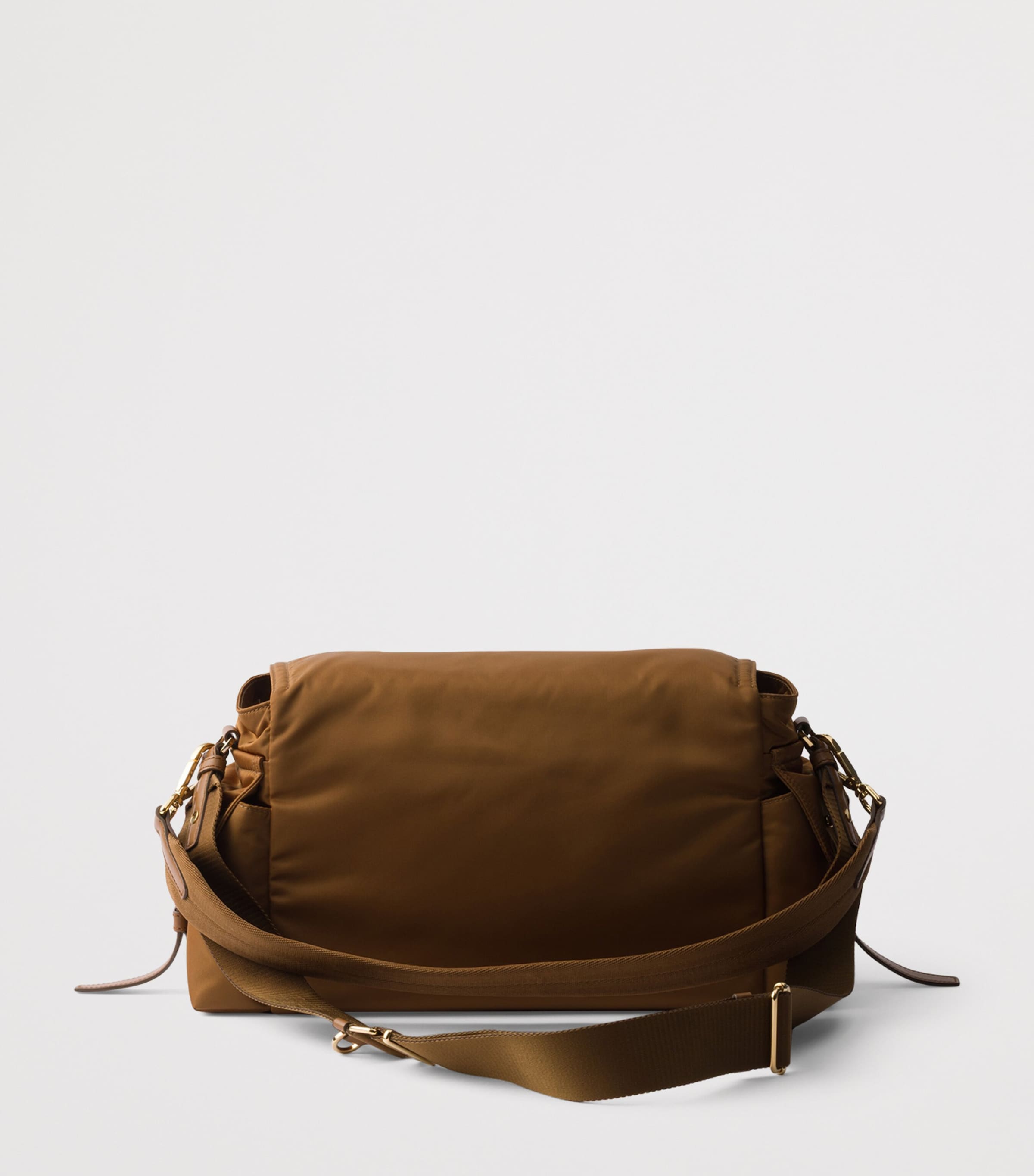 Large Re-Nylon and Leather Explore Shoulder Bag F0134 Image 3