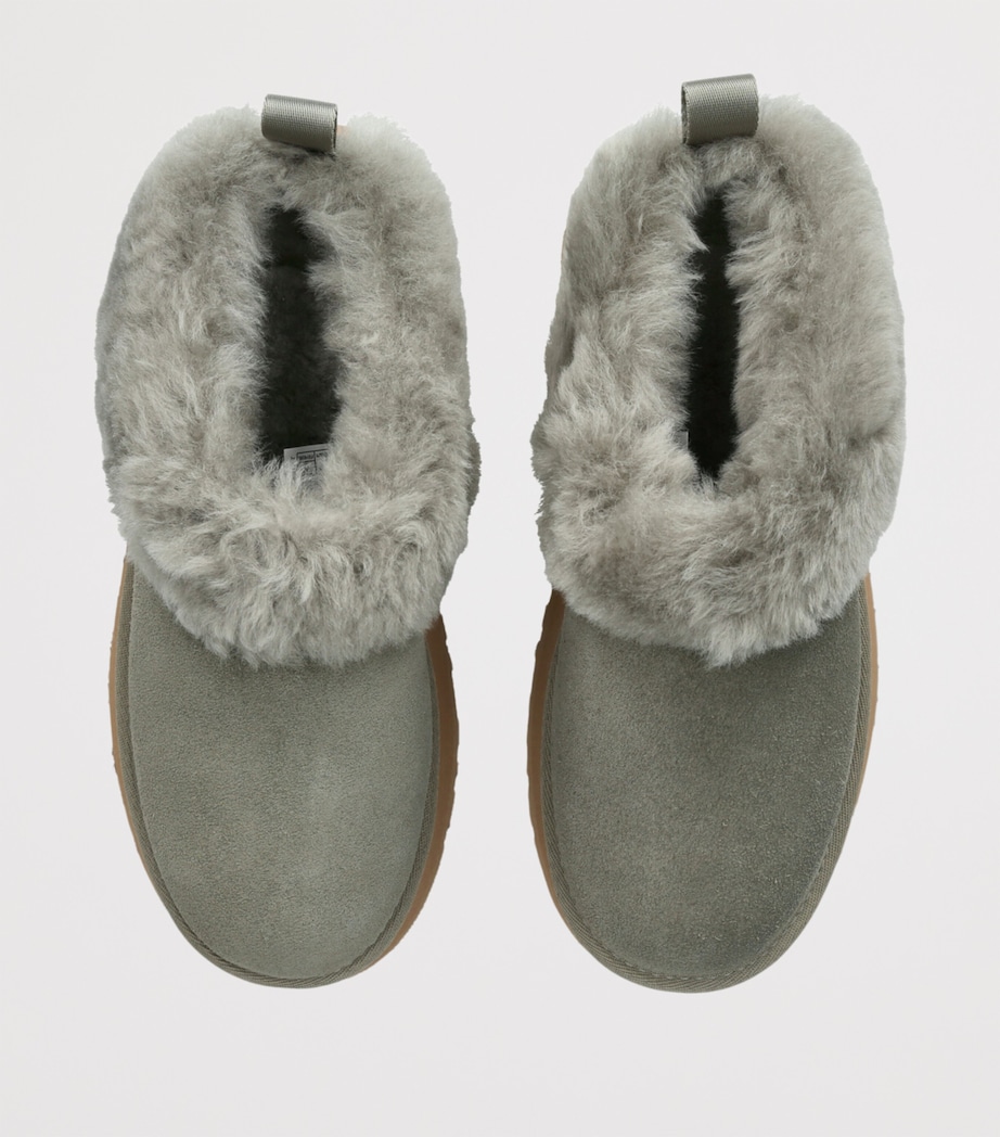 Suede Tazzelle Slippers KHAKI Image 4